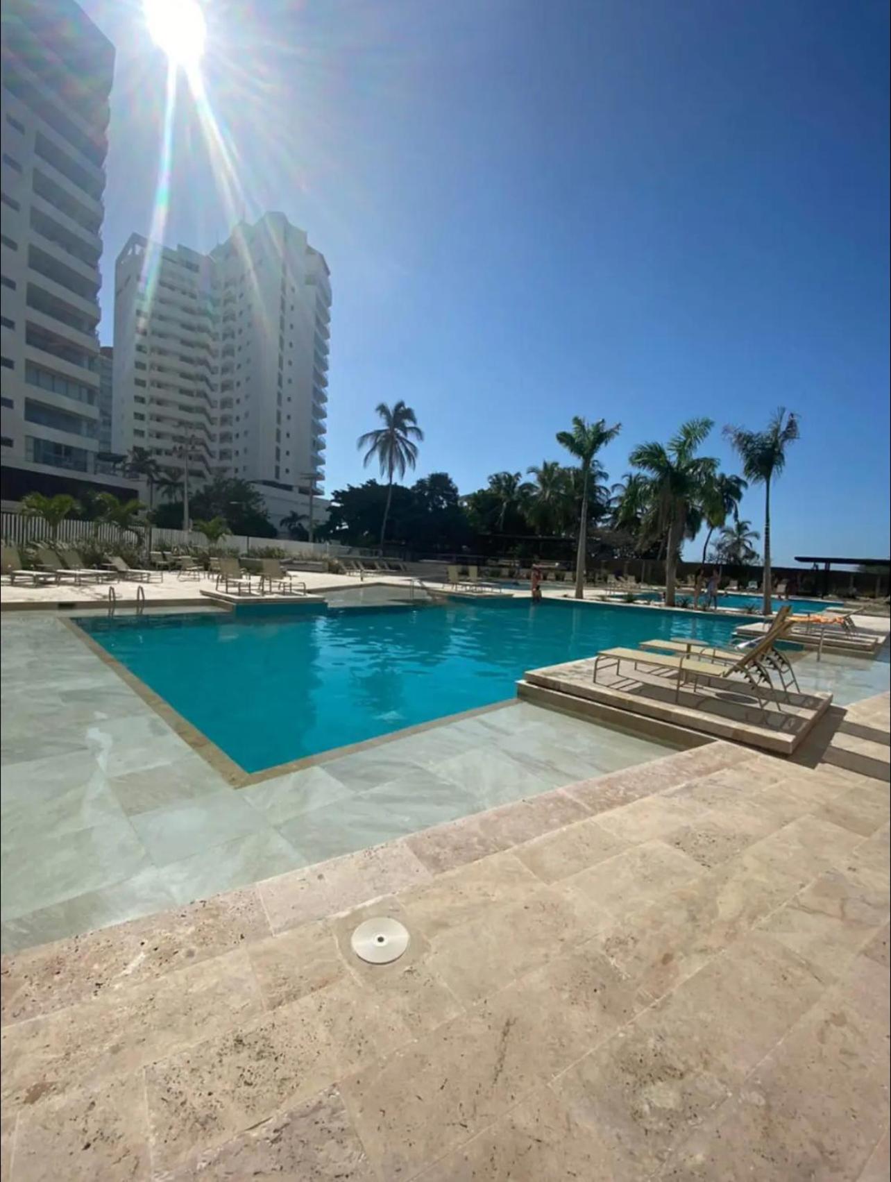 Apartamento con hermosa vista y frente a la playa