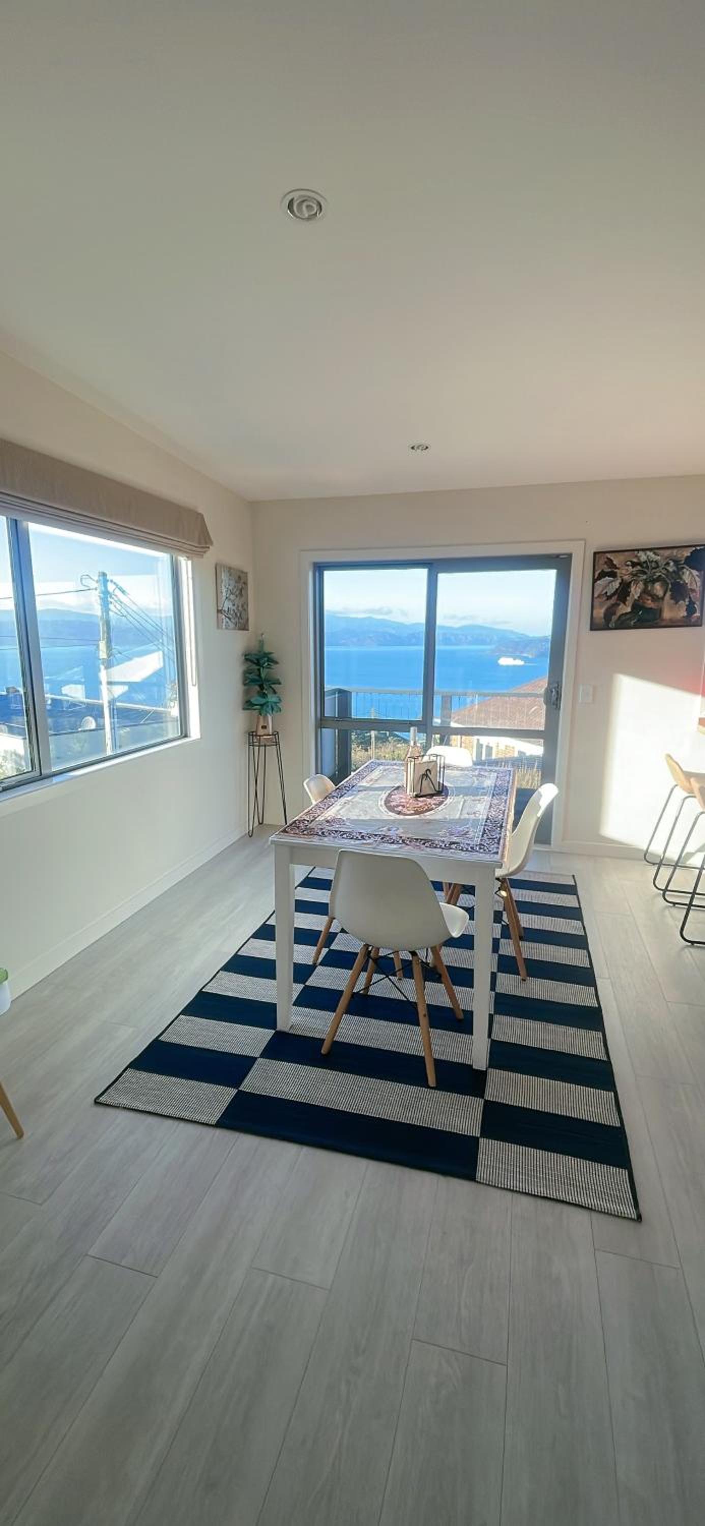 Sea views from sunny house