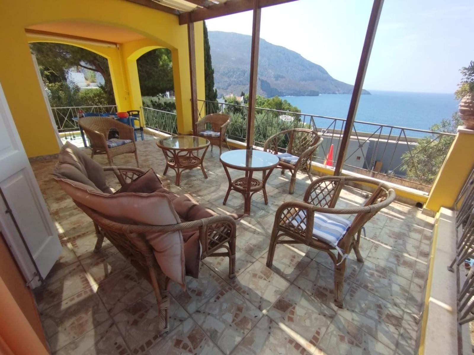 Villa Thea Kalymnos with swimming pool and sea view