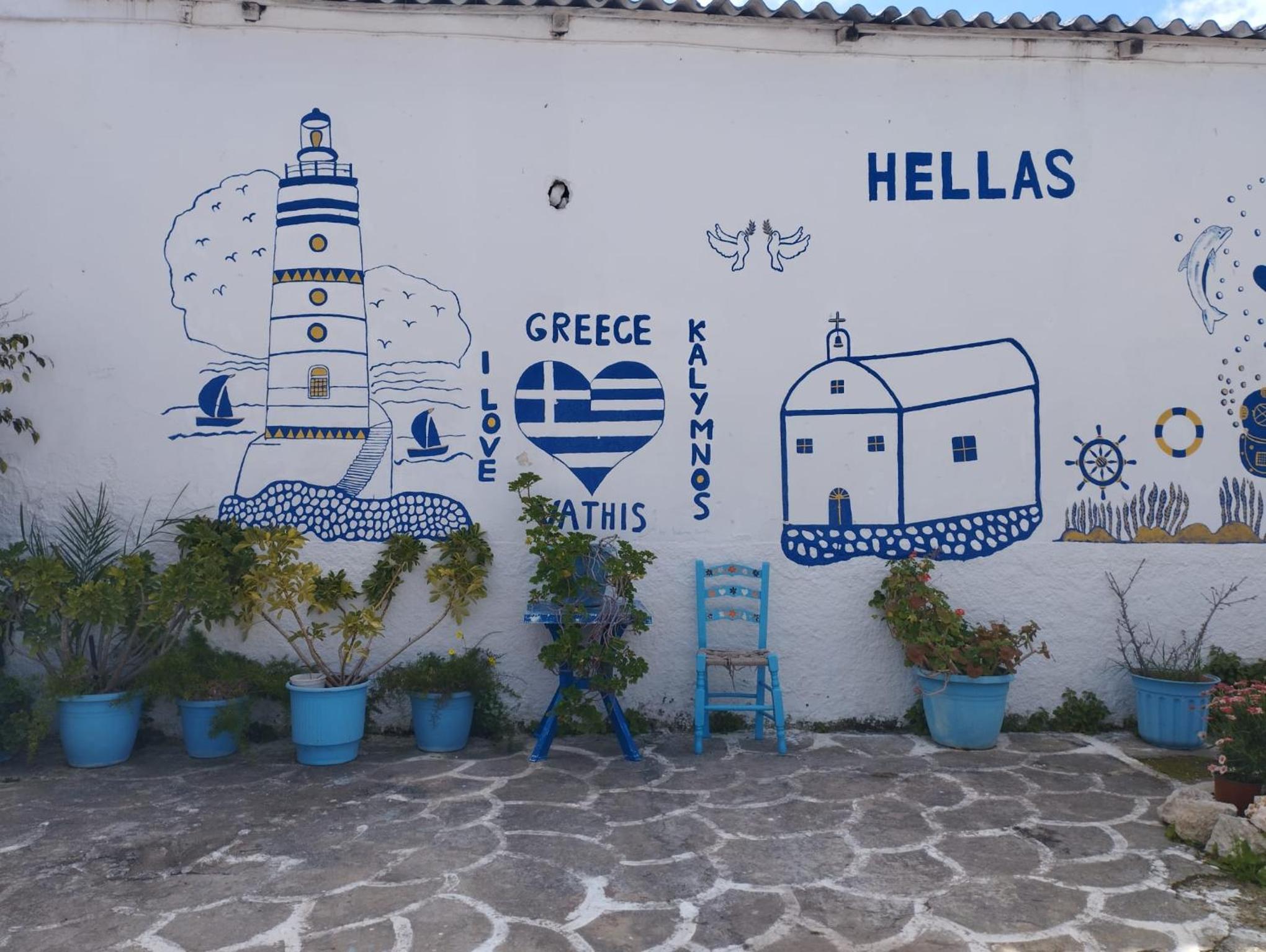 Villa Thea Kalymnos with swimming pool and sea view