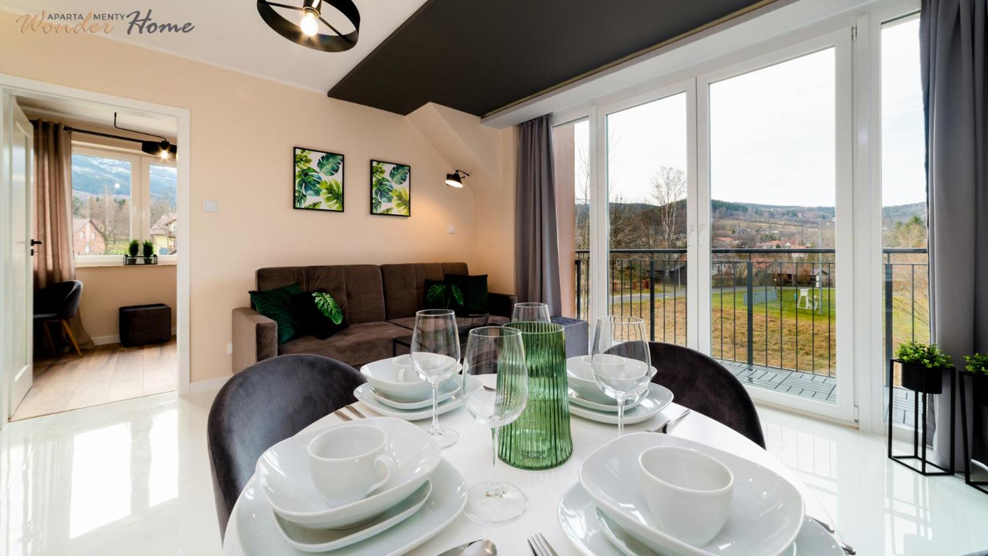Wonder Home - Apartamenty w malowniczej okolicy, z balkonami i widokiem na góry