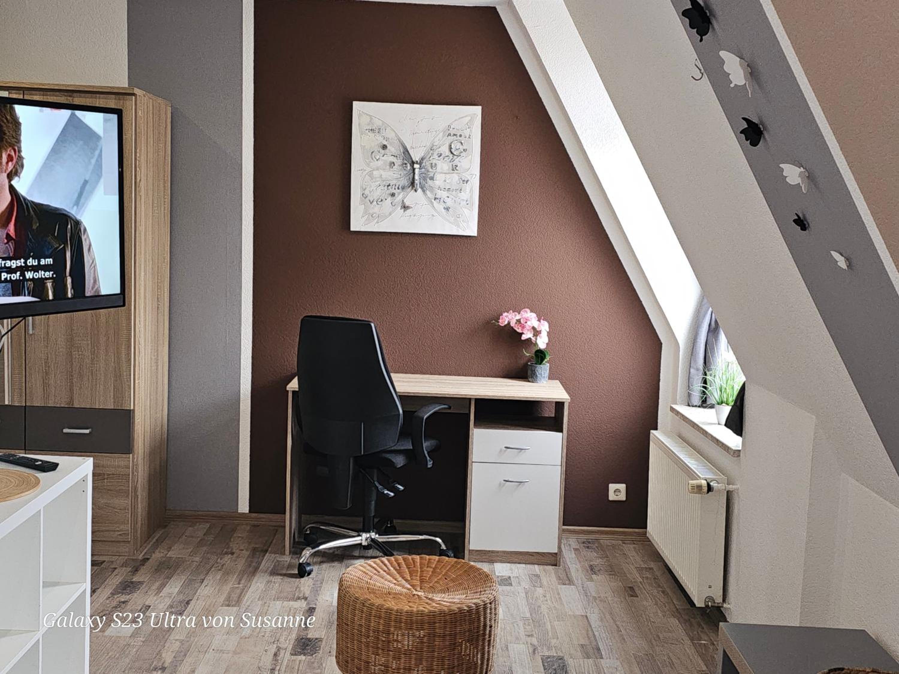 Gemütl Wohnung mit Blick auf den Hafen