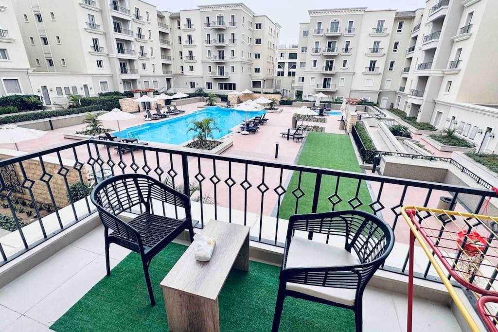 Emaar Mivida with pool view