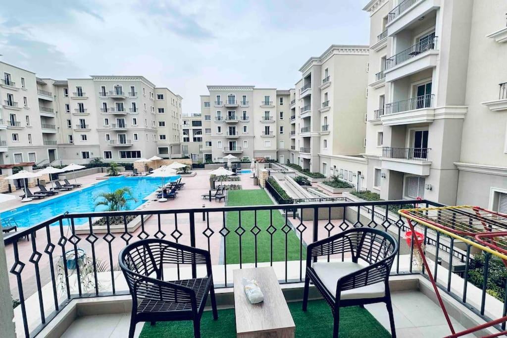Emaar Mivida with pool view