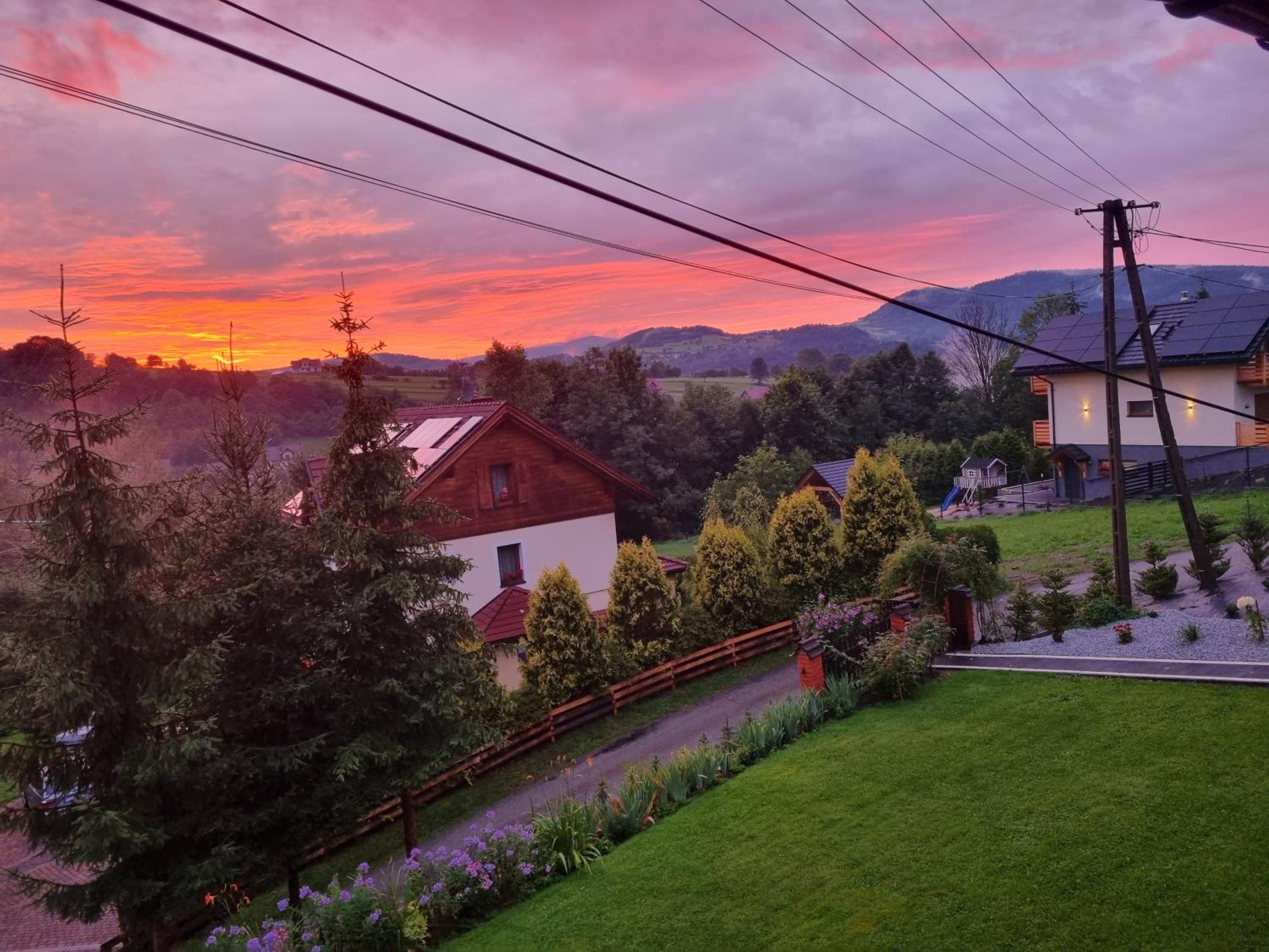 sunset view house view 2