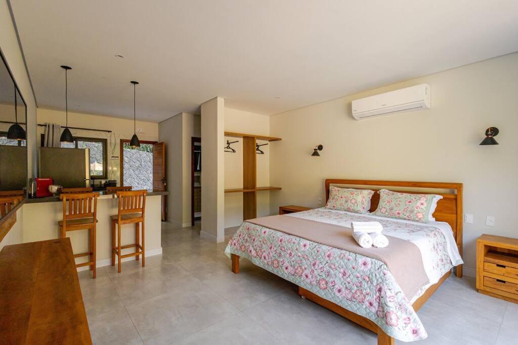 Líquens Ilhabela - Flat 1 a 50m da Praia Veloso