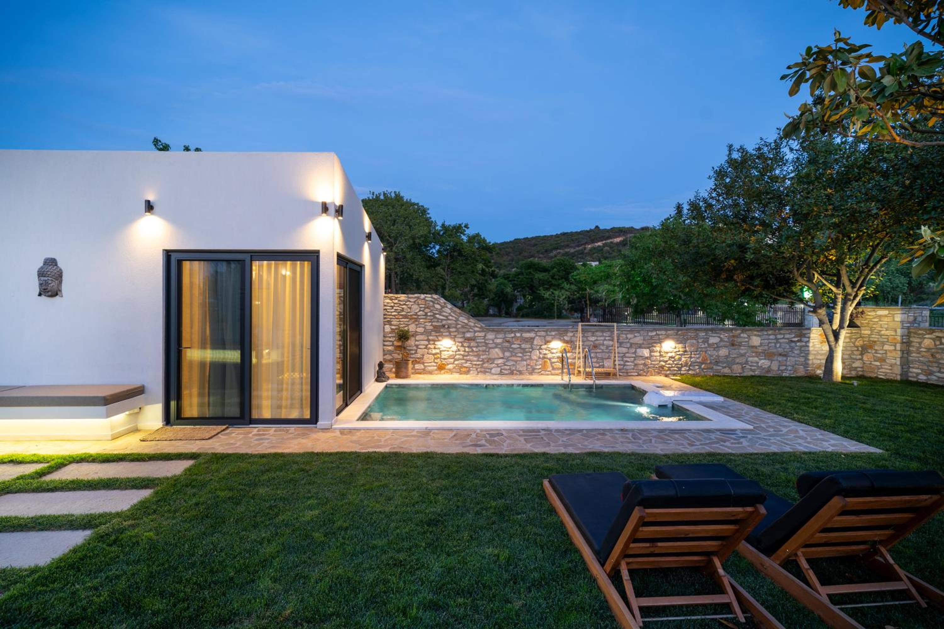 Stone Village Skala Maries view 3
