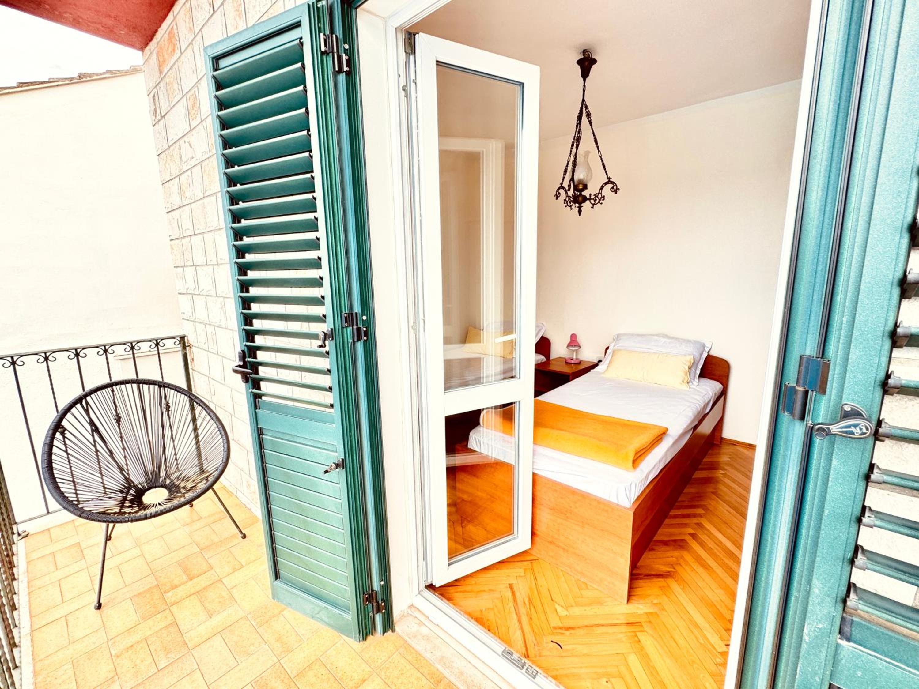 Dalmatian House, spacious stone terraces, balcony , views