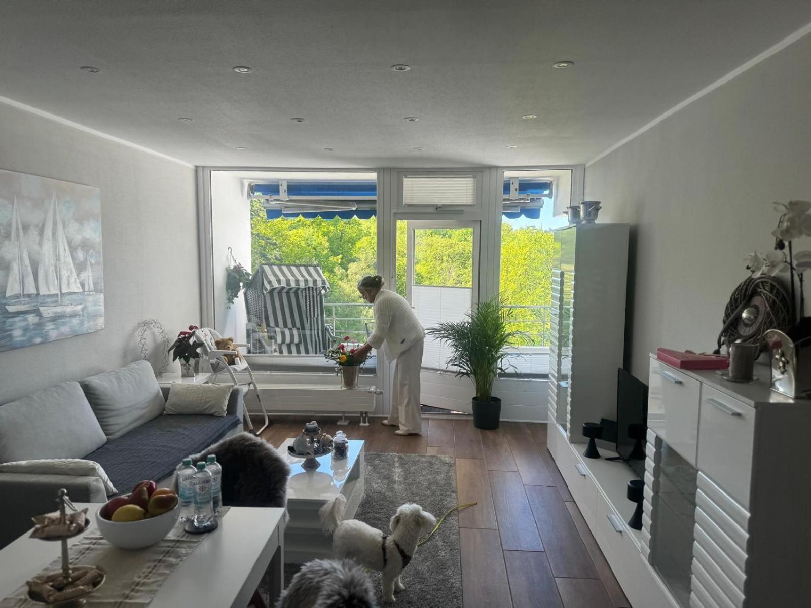 2 Zi Sonnenwohnung mit Luxusküche in der Maritim Residenz Bellevue an der Ostsee in Kiel City