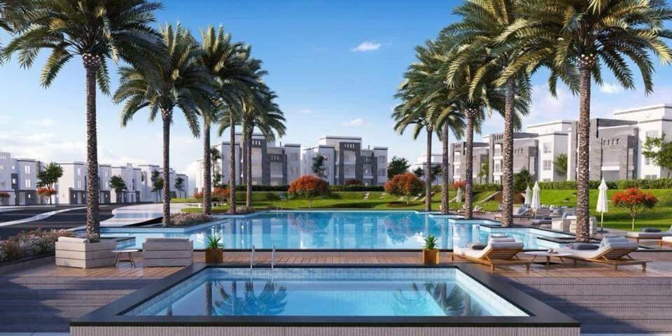 Amwaj North Coast Chalet with a Garden