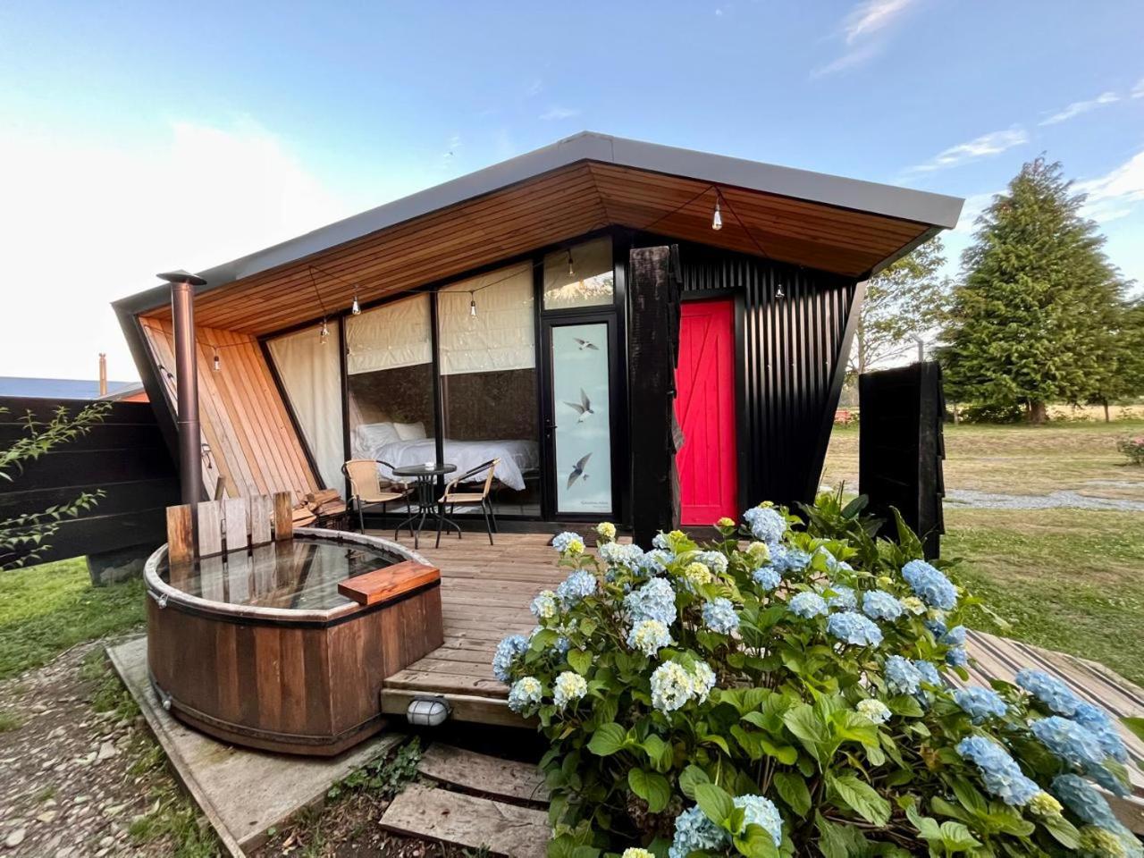 Mini Cabaña con Tinaja