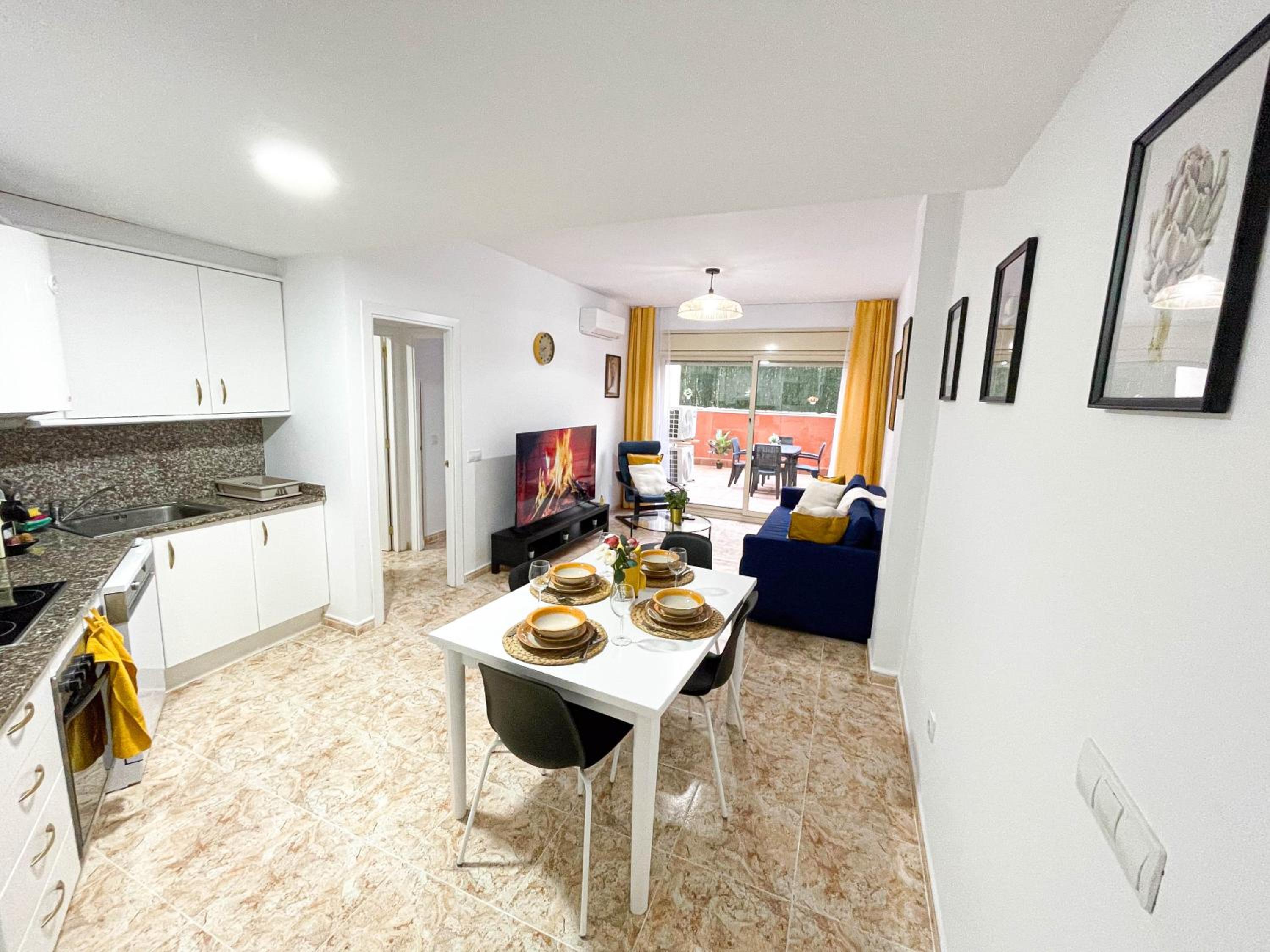 Yellow Apartment Lloret
