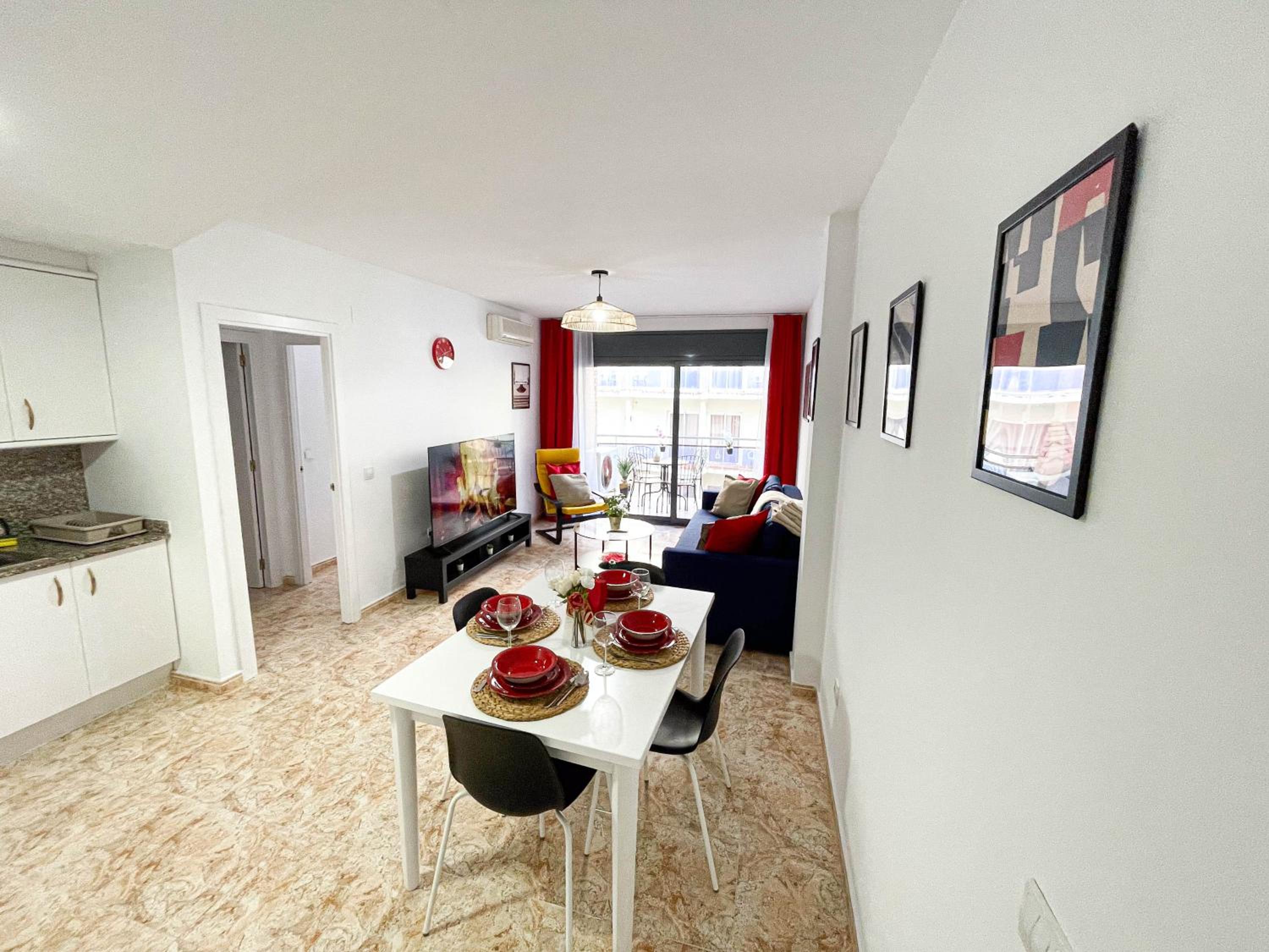 Red Apartment Lloret