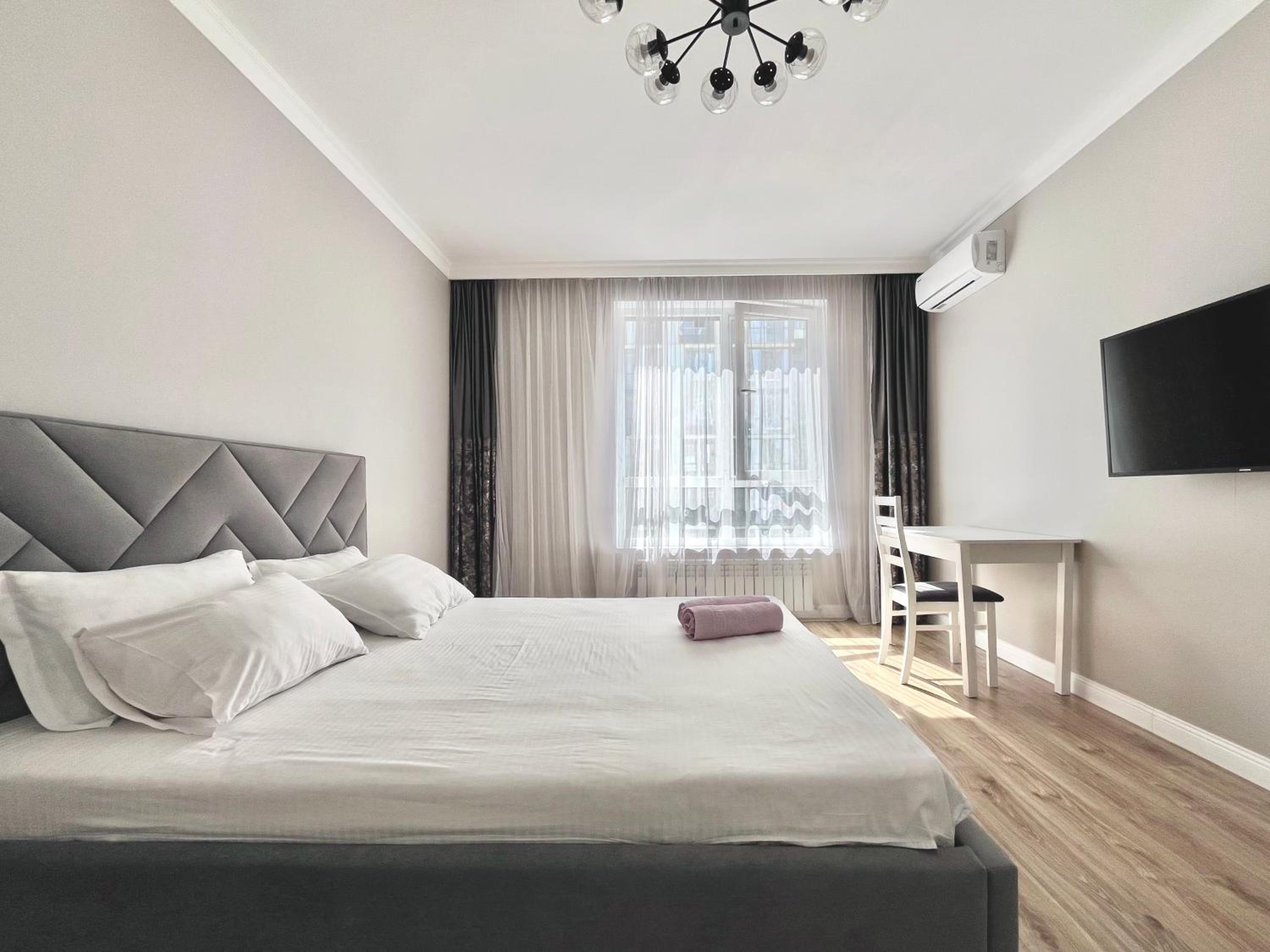 Stylish Raimbek11 Residence, 1BR nearby metro & drinking water as a gift view 4