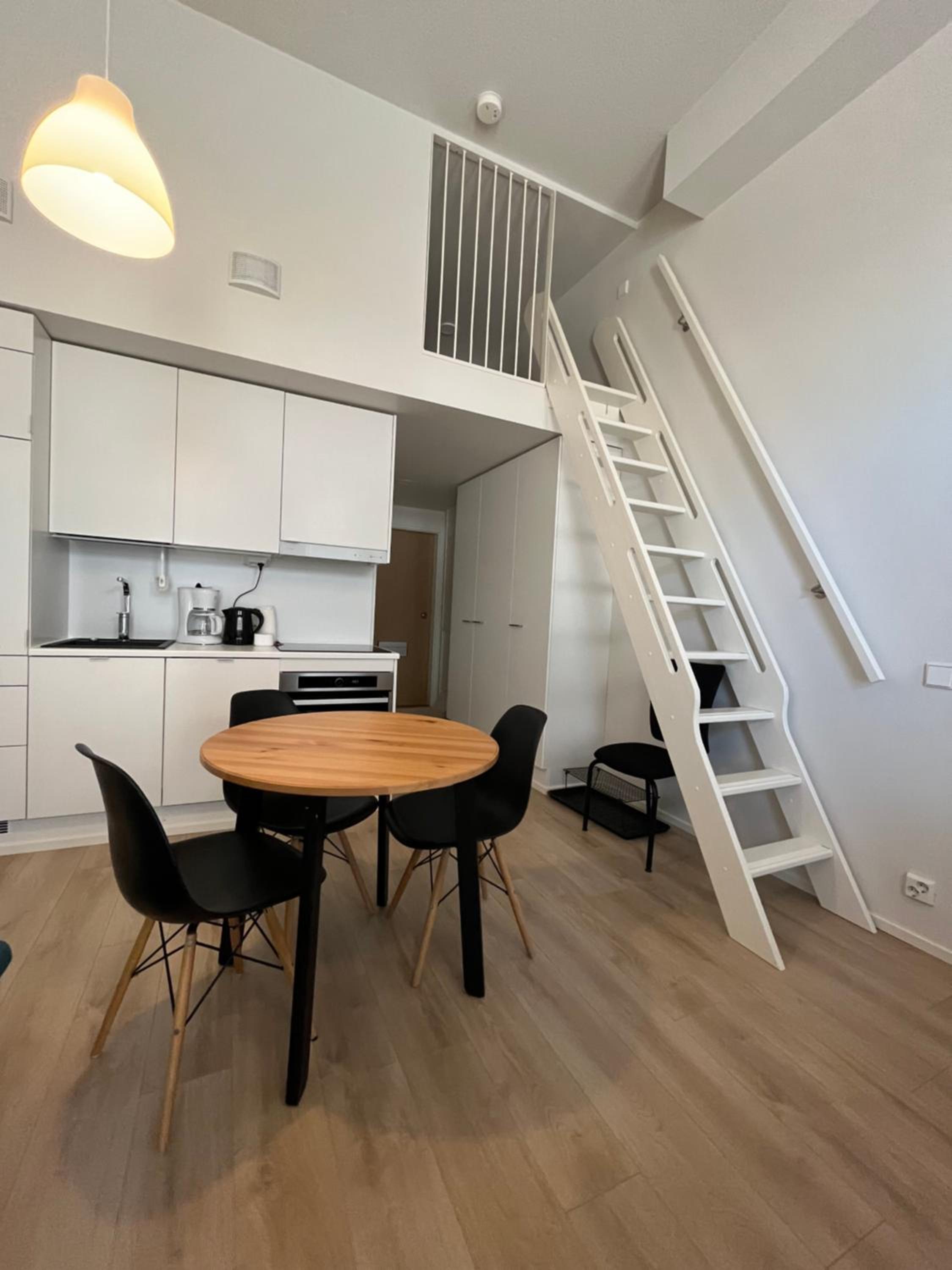 Scandinavian loft 1BR apartment near city centre