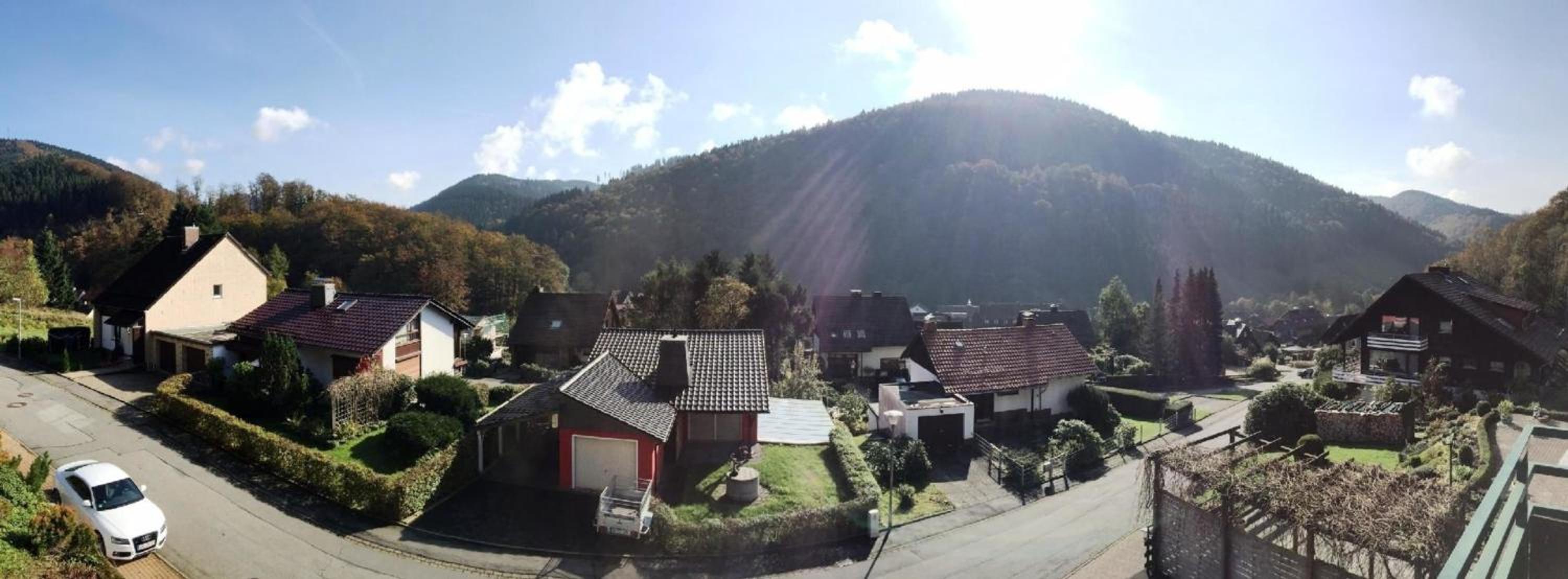 Freistehendes Ferienhaus in Sieber mit Terrasse, Garten und Grill