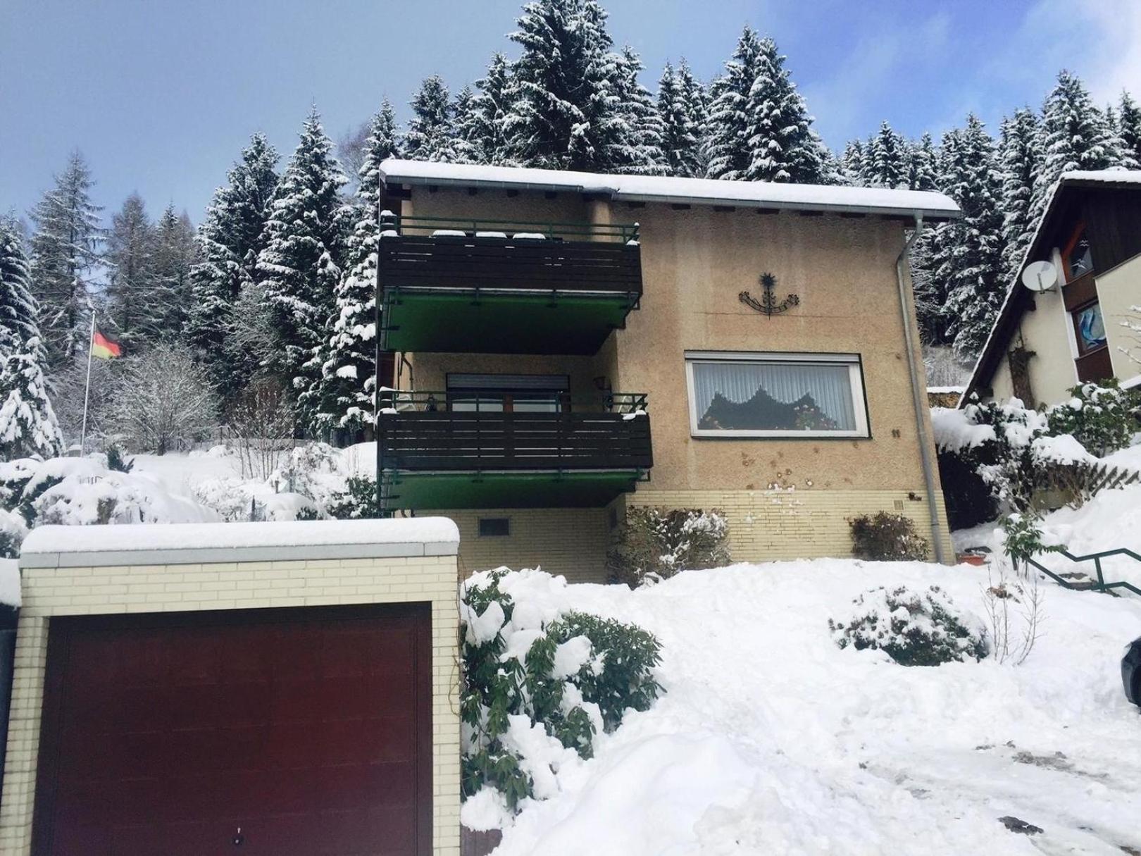 Freistehendes Ferienhaus in Sieber mit Terrasse, Garten und Grill