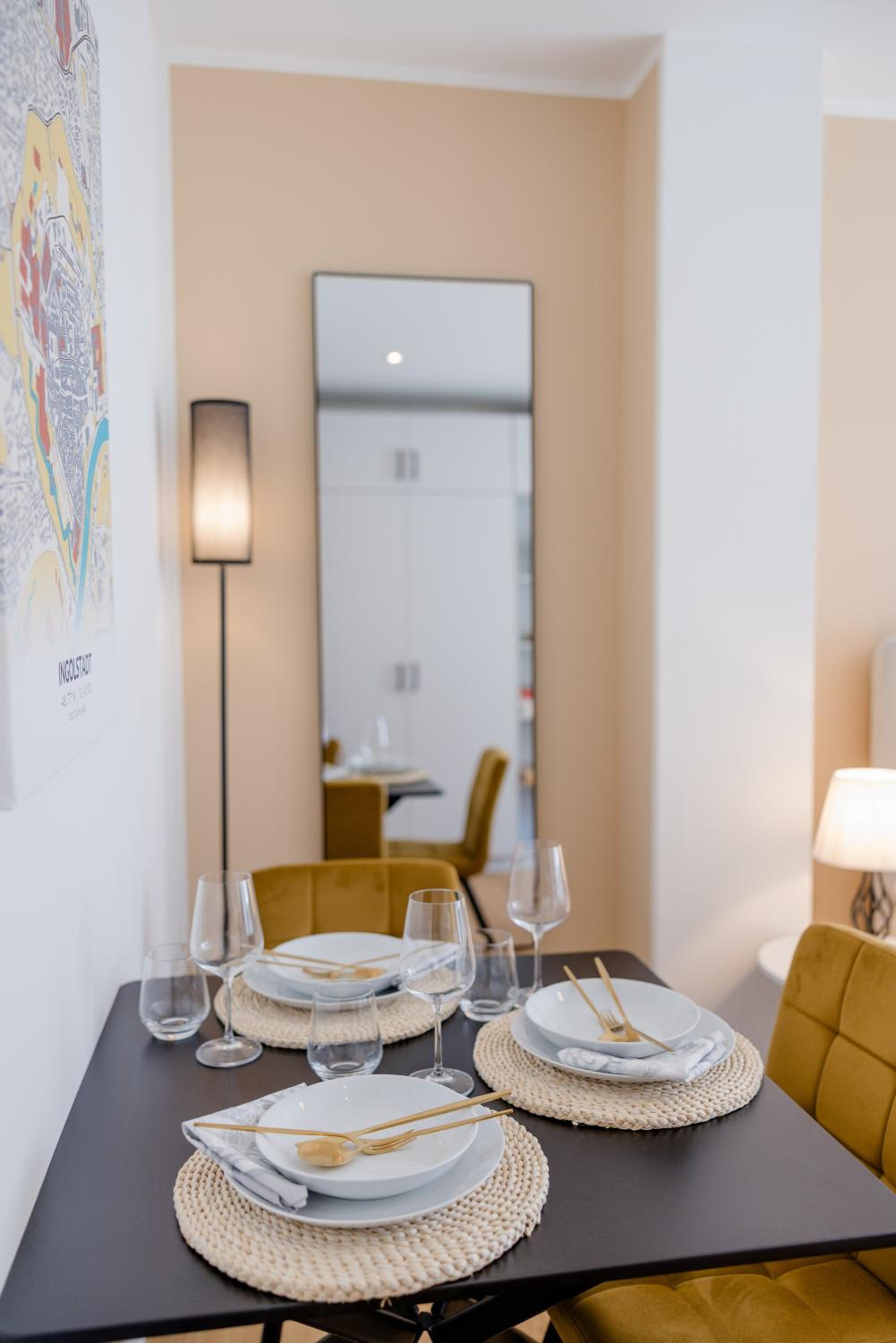 Lumen Homes - Altstadt-Studio direkt im Zentrum, Küche, öffentlicher Parkplatz ums Eck