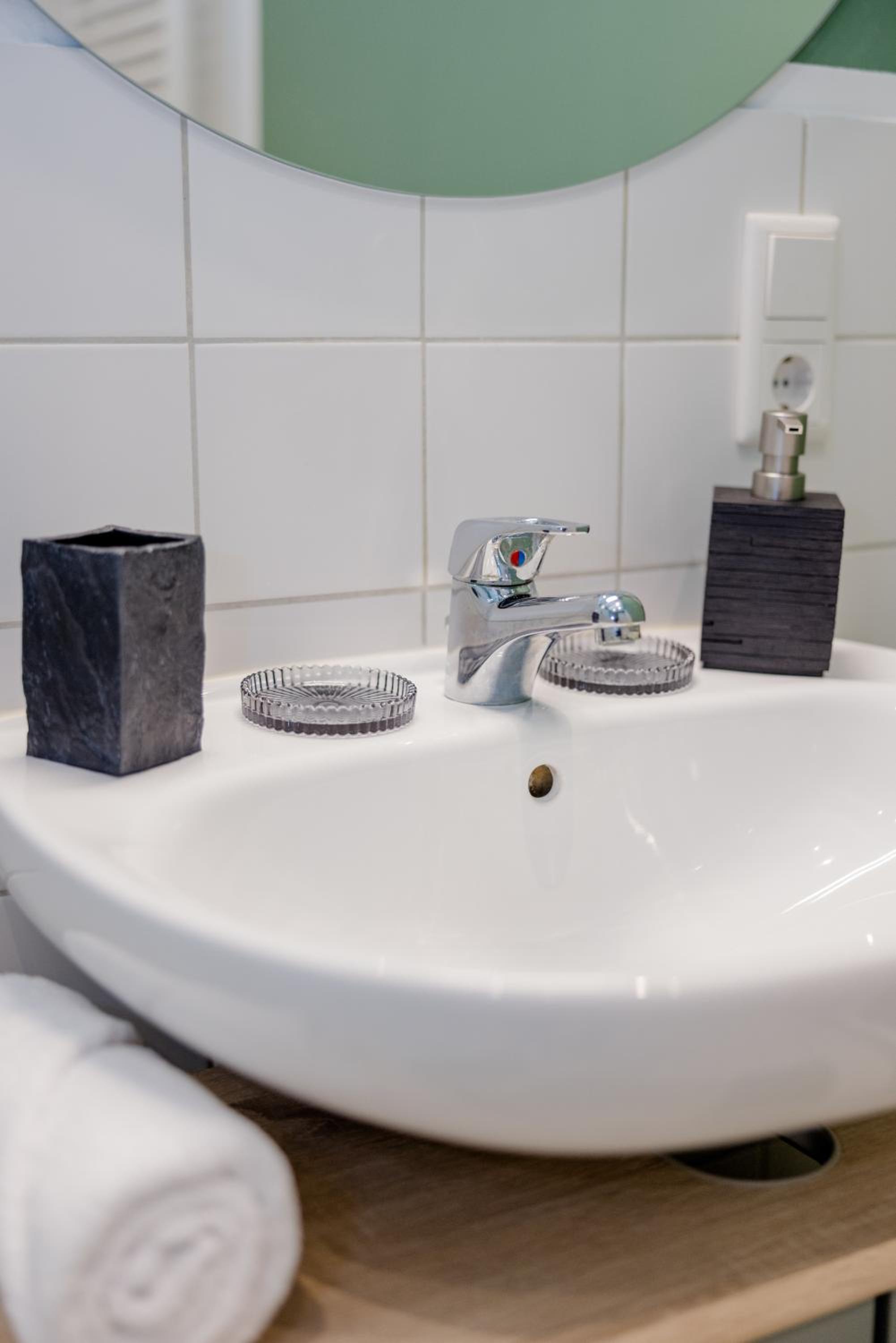 Lumen Homes - Altstadt-Studio direkt im Zentrum, Küche, öffentlicher Parkplatz ums Eck
