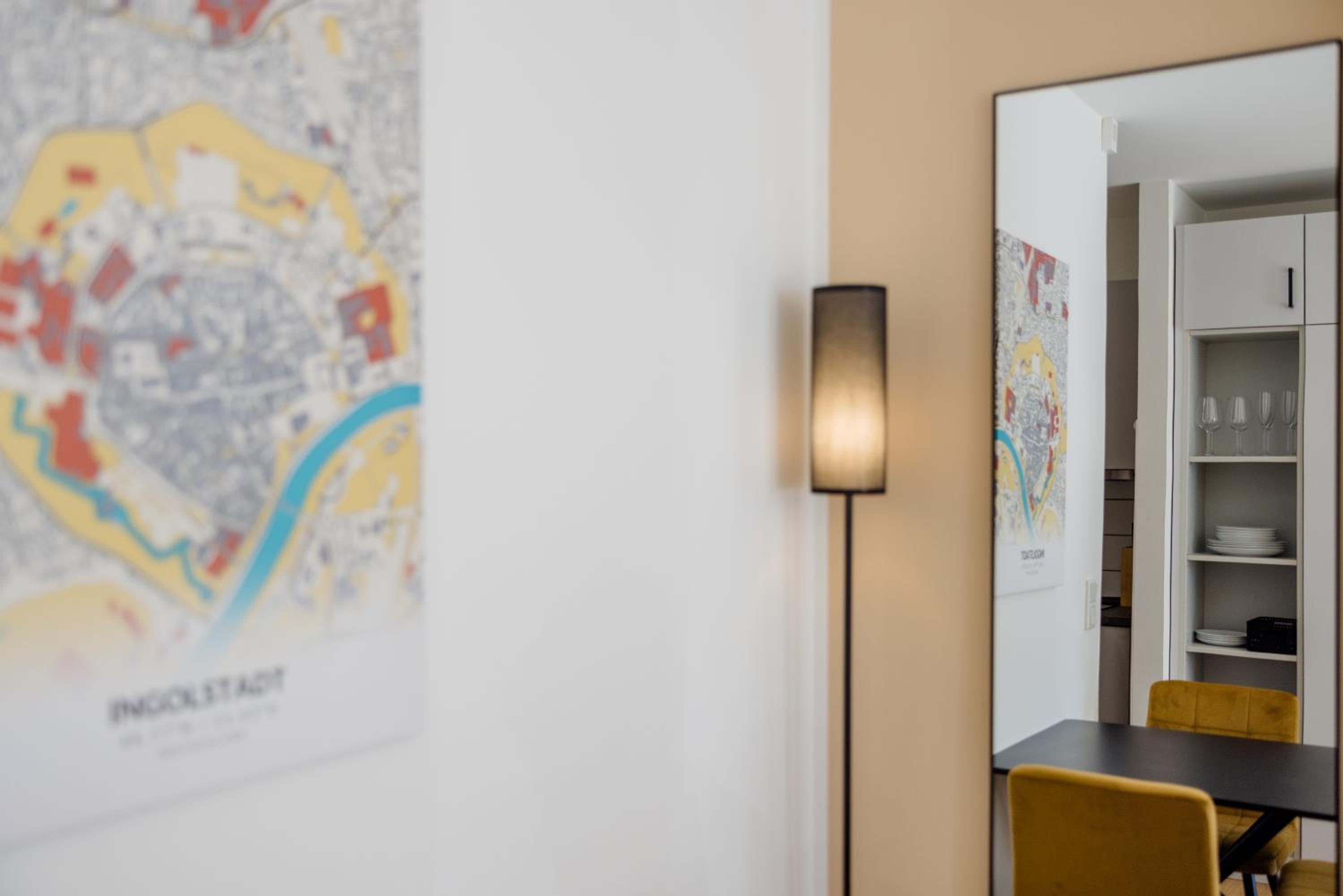 Lumen Homes - Altstadt-Studio direkt im Zentrum, Küche, öffentlicher Parkplatz ums Eck