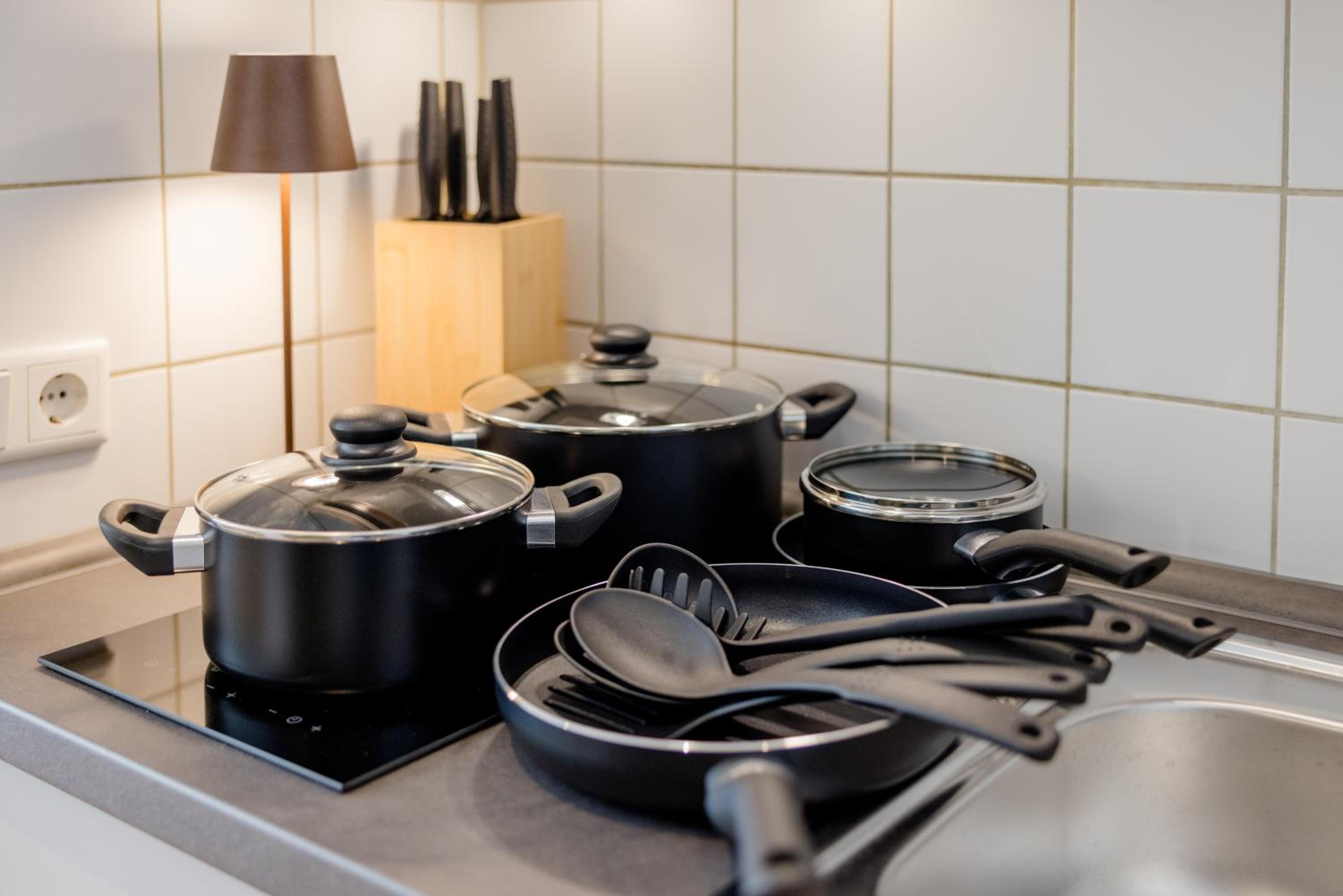 Lumen Homes - Altstadt-Studio direkt im Zentrum, Küche, öffentlicher Parkplatz ums Eck
