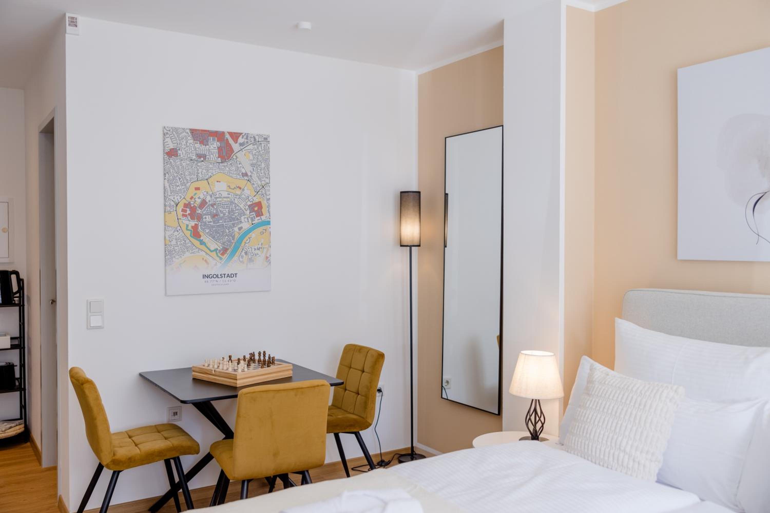 Lumen Homes - Altstadt-Studio direkt im Zentrum, Küche, öffentlicher Parkplatz ums Eck