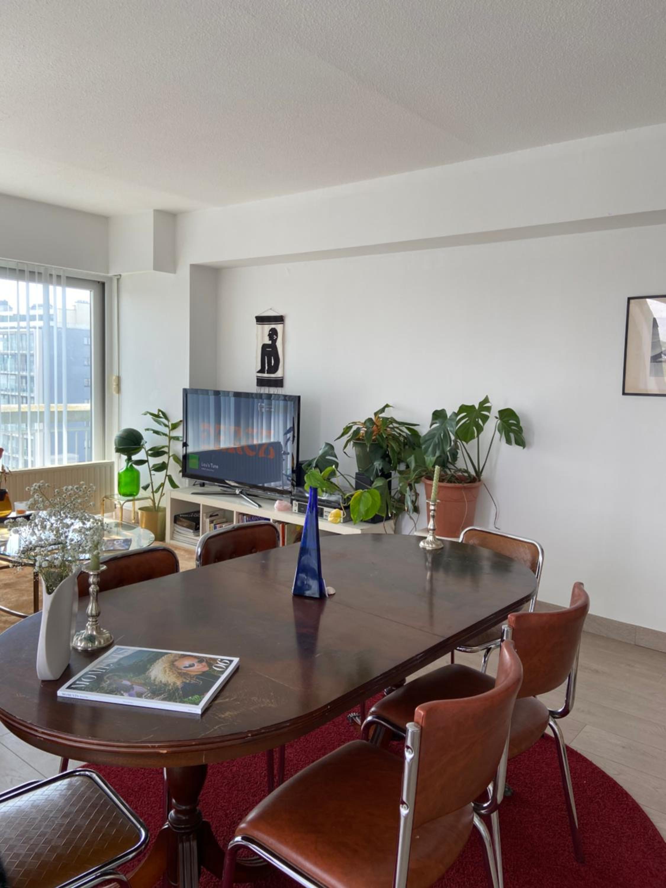 Charmant & licht appartement met groot L terras - Zicht op Mercator