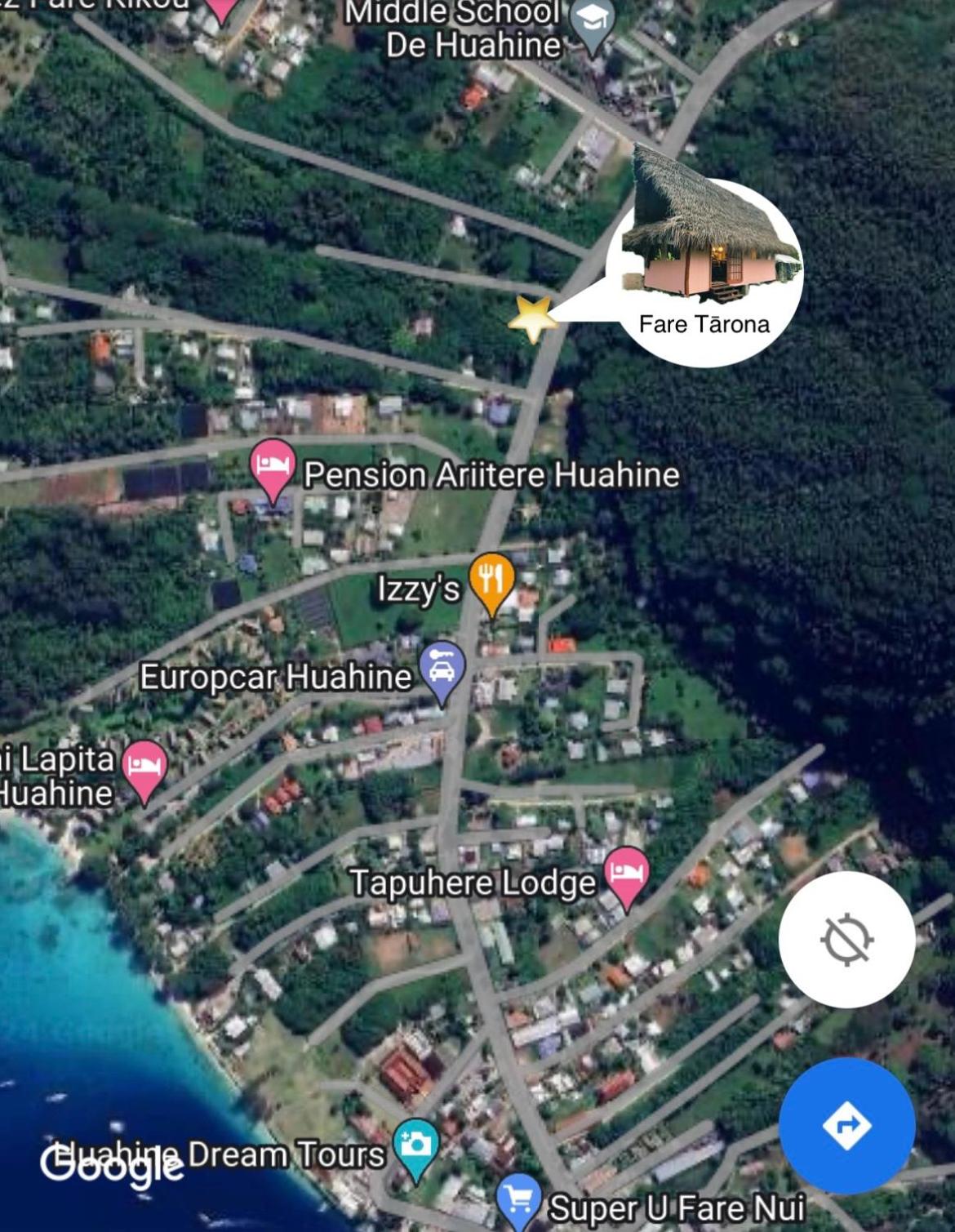 Fare Tārona view 2