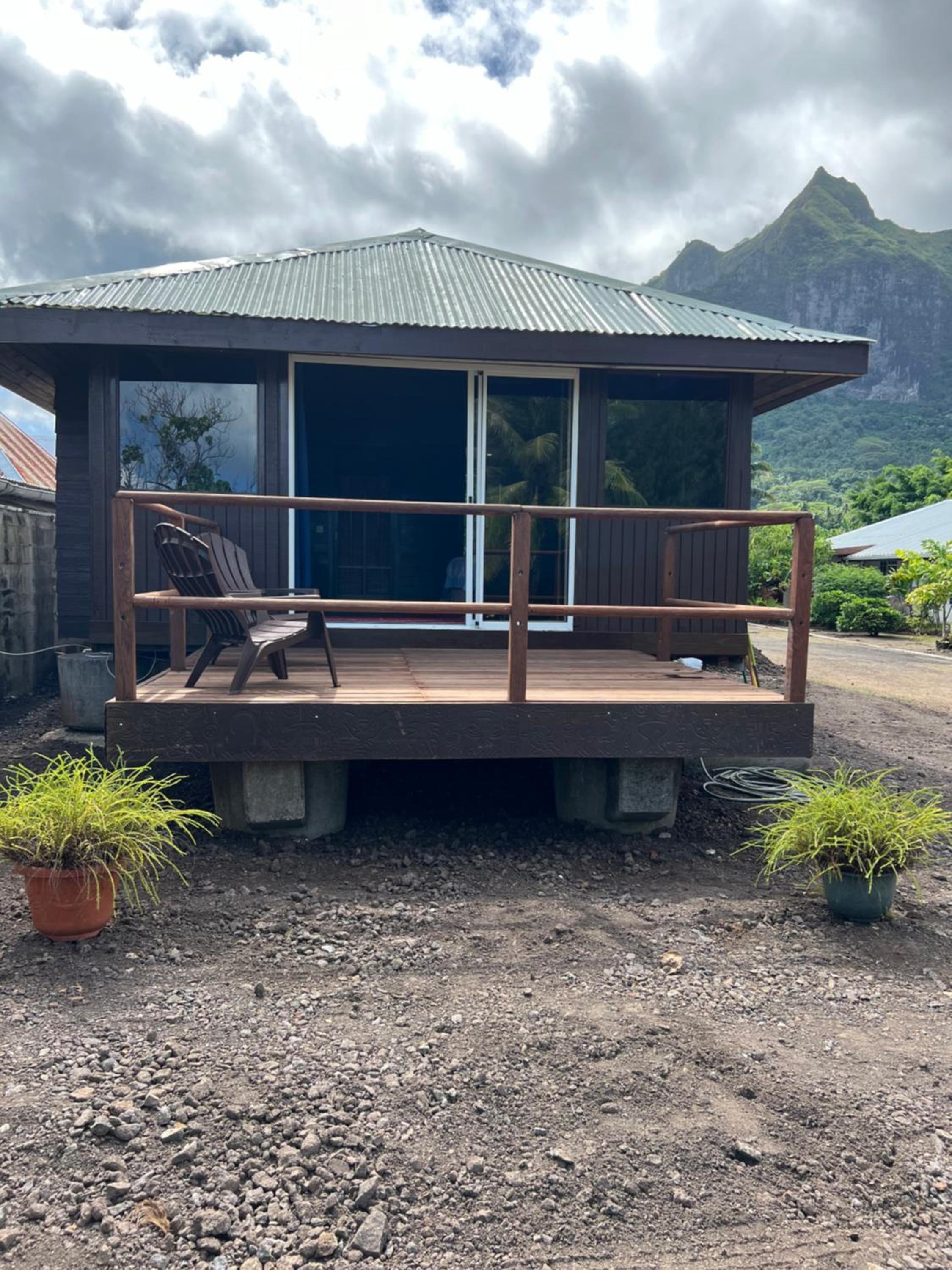 Bora Bora bungalow view 5