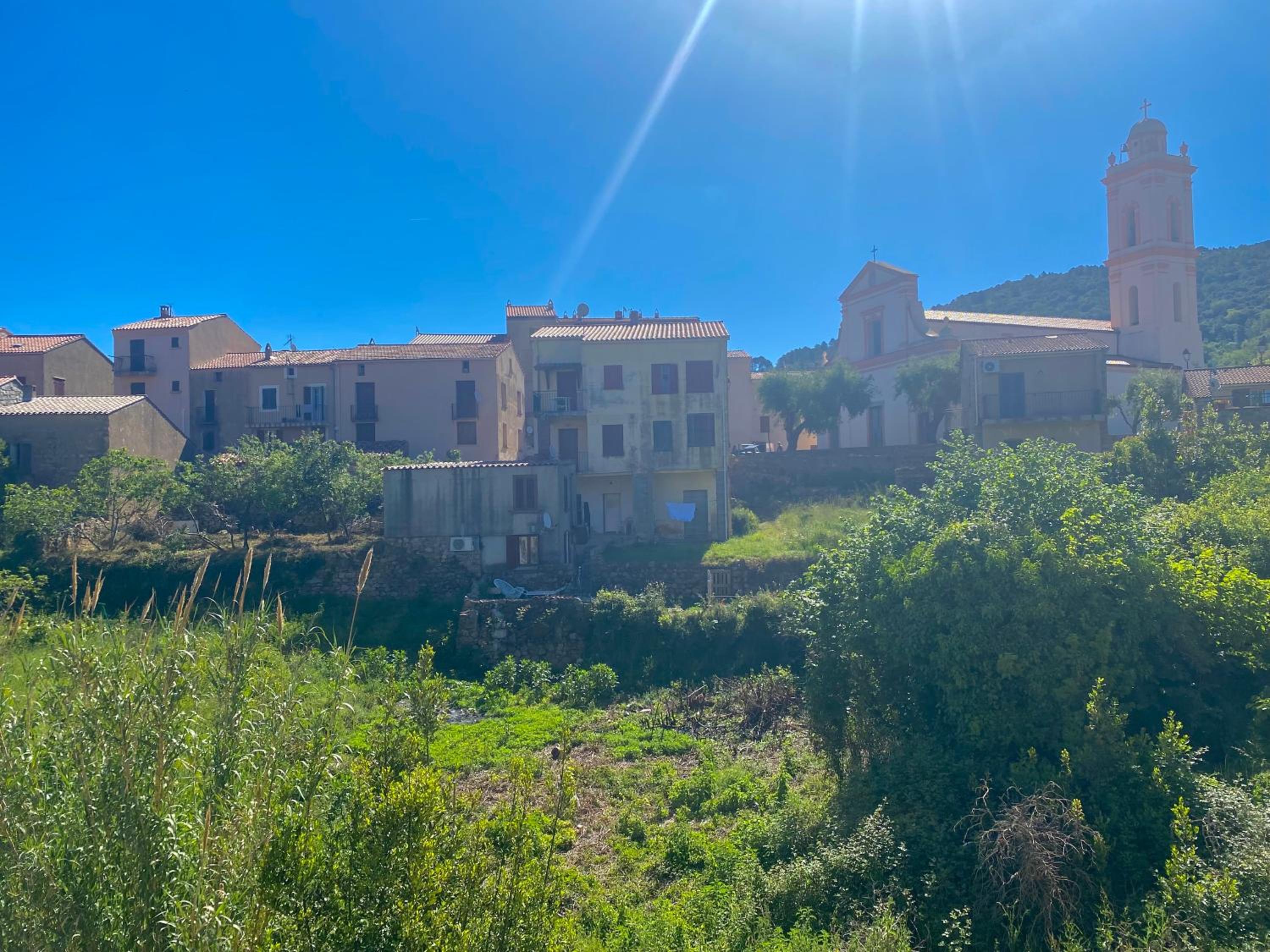 Piana - vue mer et village