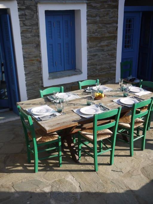 Andros Stone Sea View Villa view 2