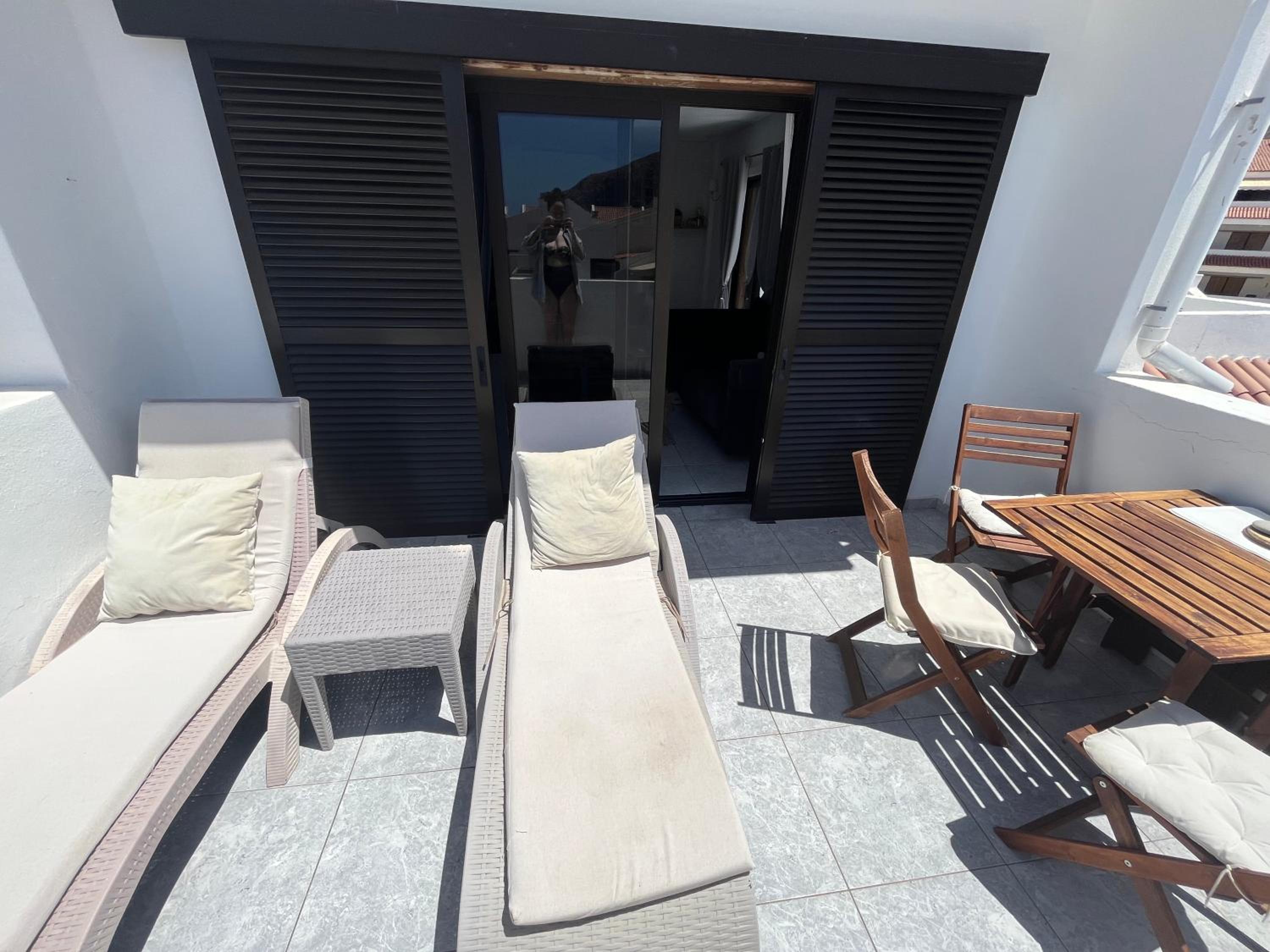 Sea View Penthouse Apartment or Studio with Large Terrace in Los Cristianos