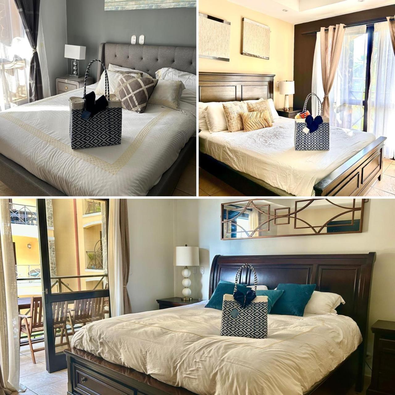 Apartamento de Lujo en Playa Jacó, Frente al Mar, Wifi, AC, Parqueo Privado y Piscinas