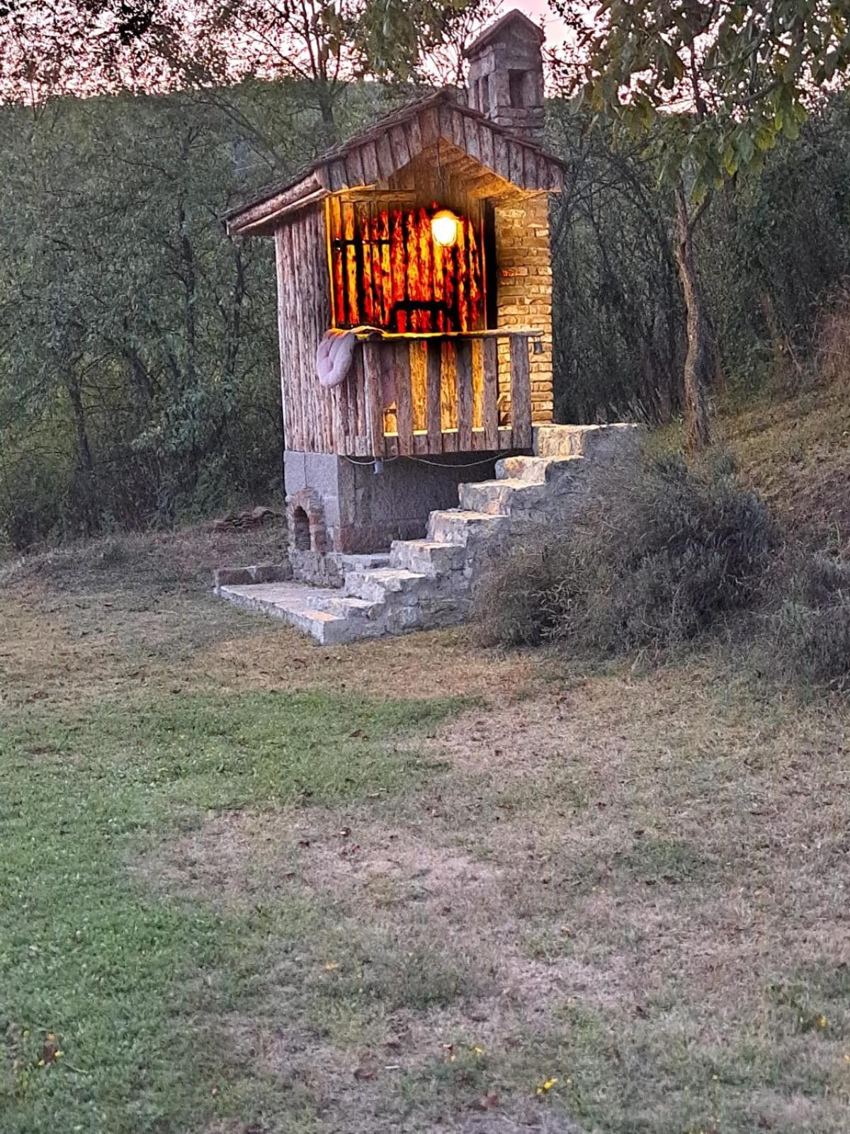 Dušanovac Panorama House - veliko dvoriste, 2 rostilja, pogled na Rasku