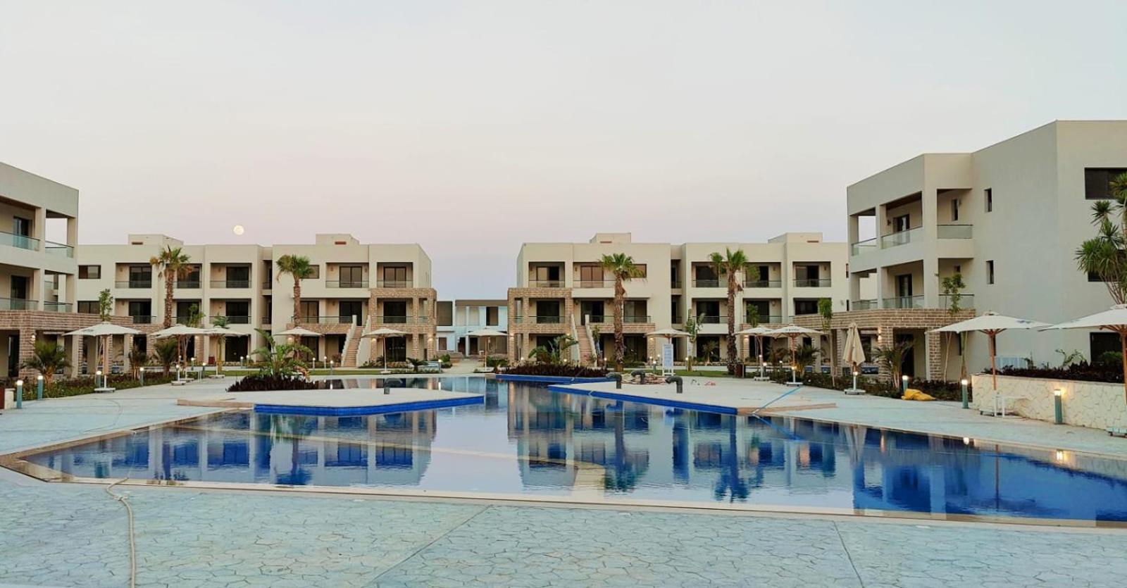 Luxury Garden Chalet at Azha with large pools beside Azha lagoon - Family only