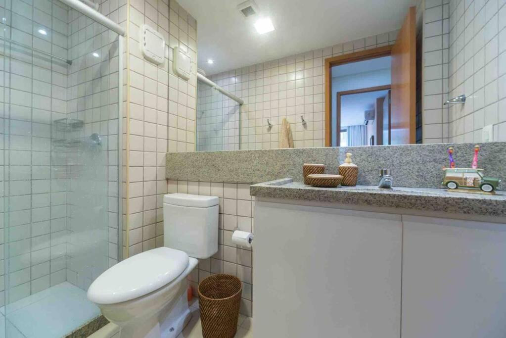 Flat Decorado a beira da piscina no melhor condominio de Muro Alto