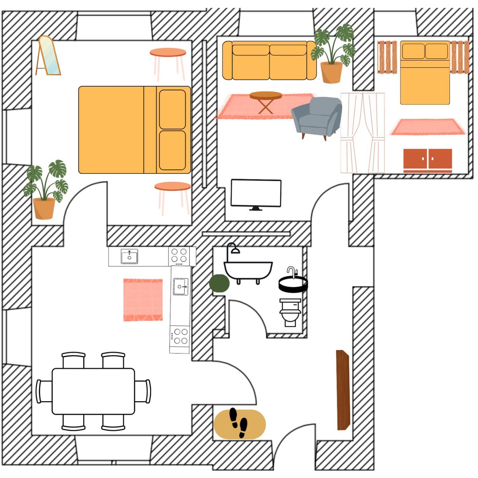 Weinstraßen Apartment mit Zentrumsanbindung