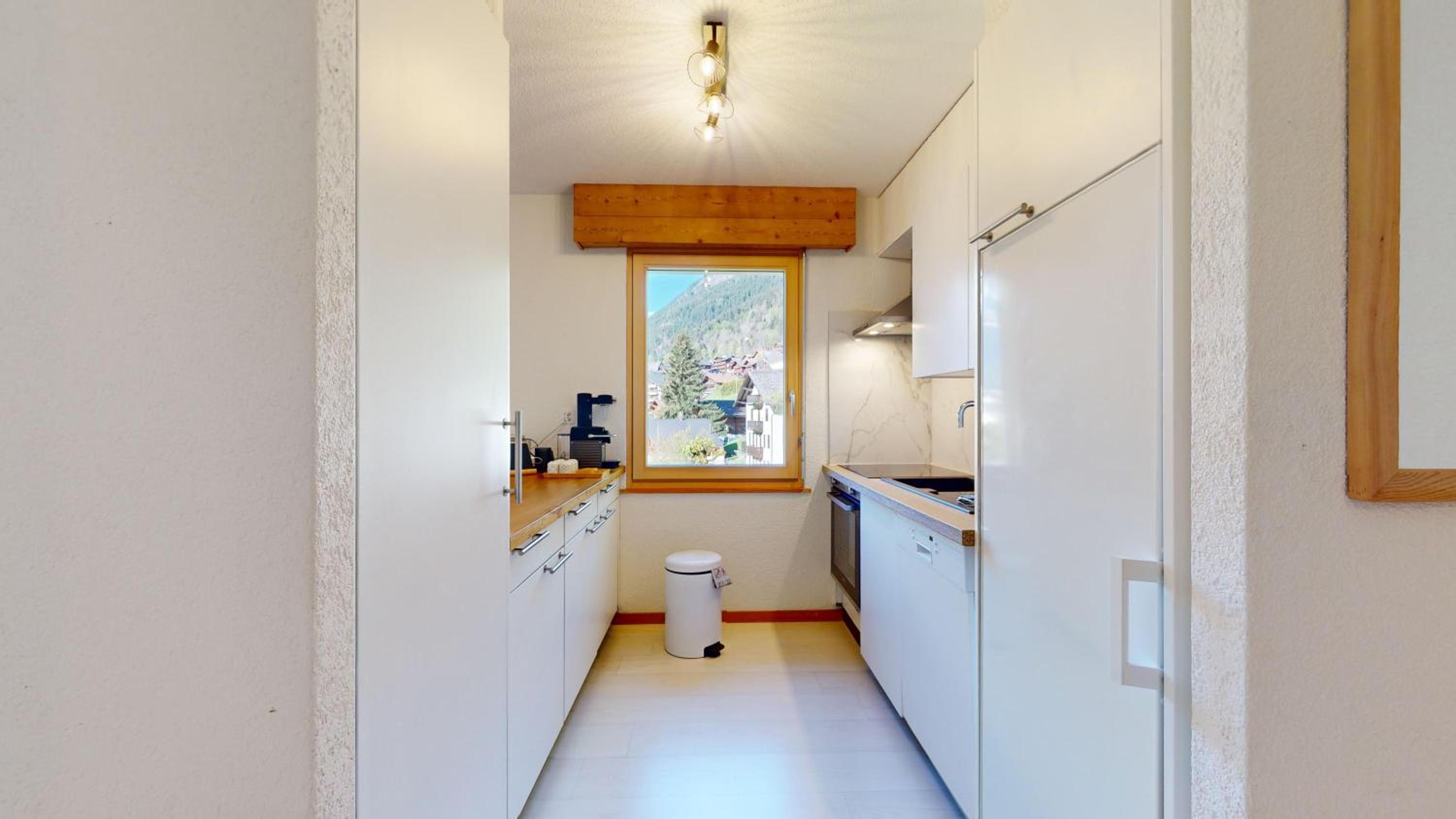 Modern alpine apartment with sauna