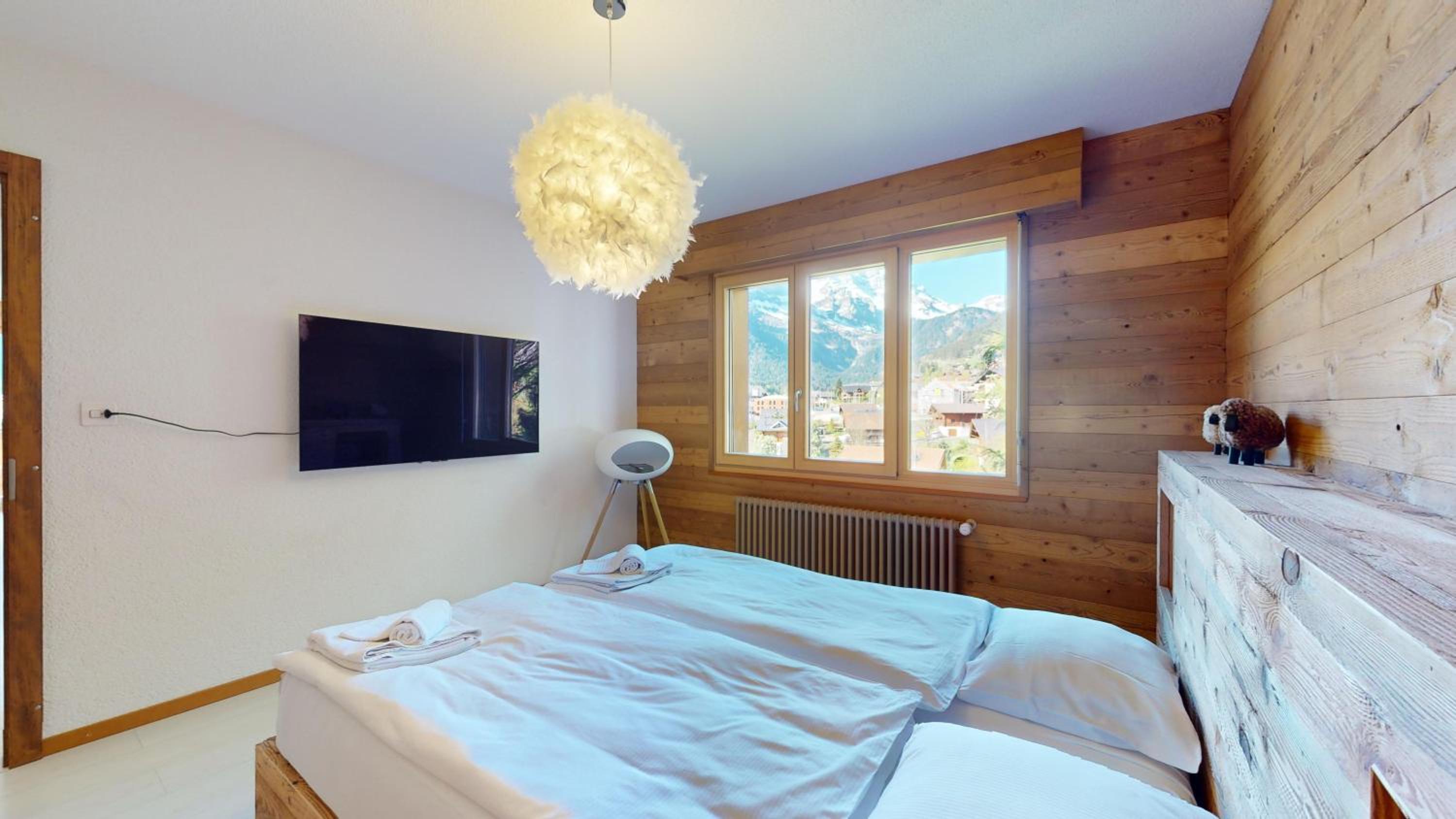 Modern alpine apartment with sauna