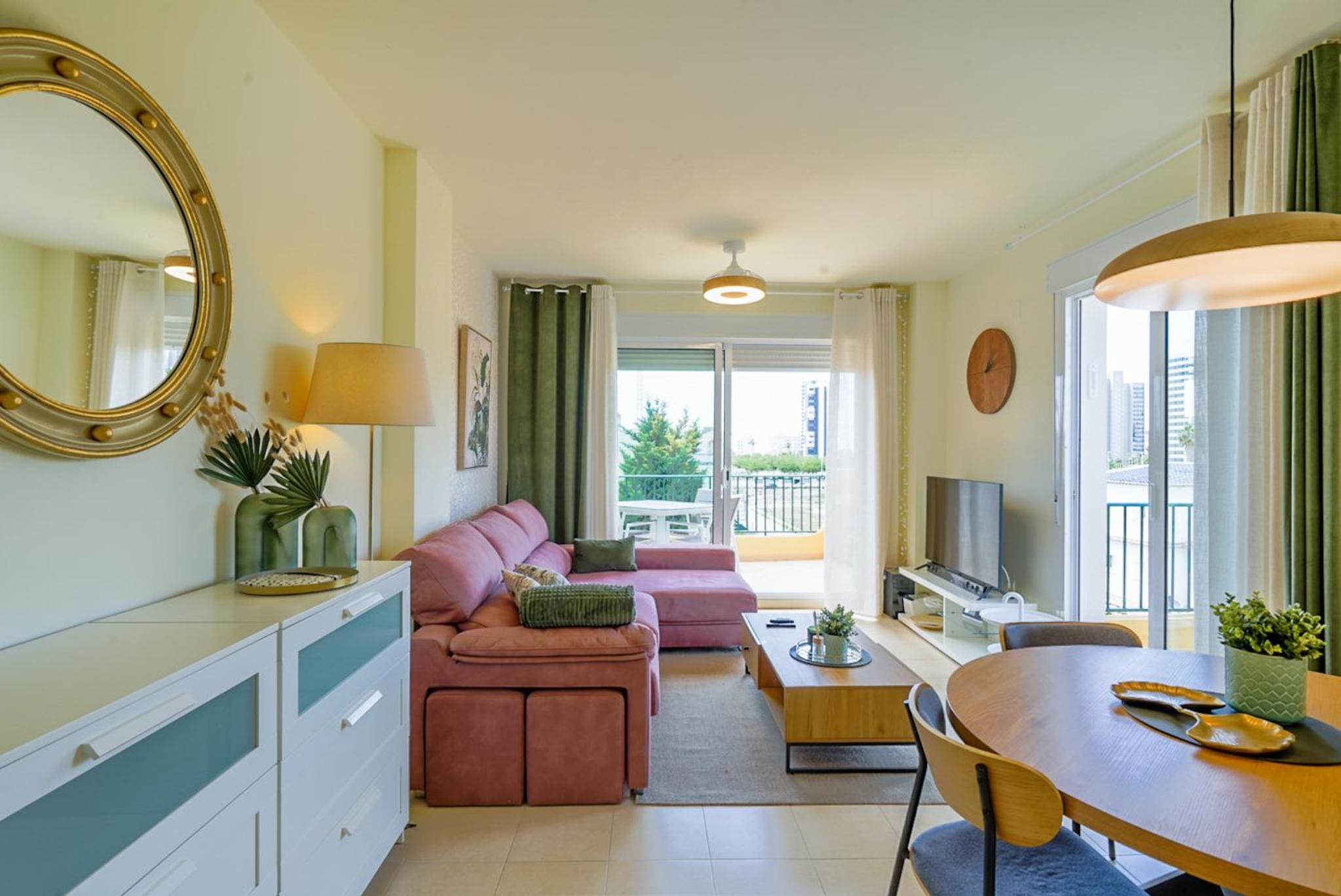 Apto con terraza y BBQ privadas Residencial Estrella de Calpe