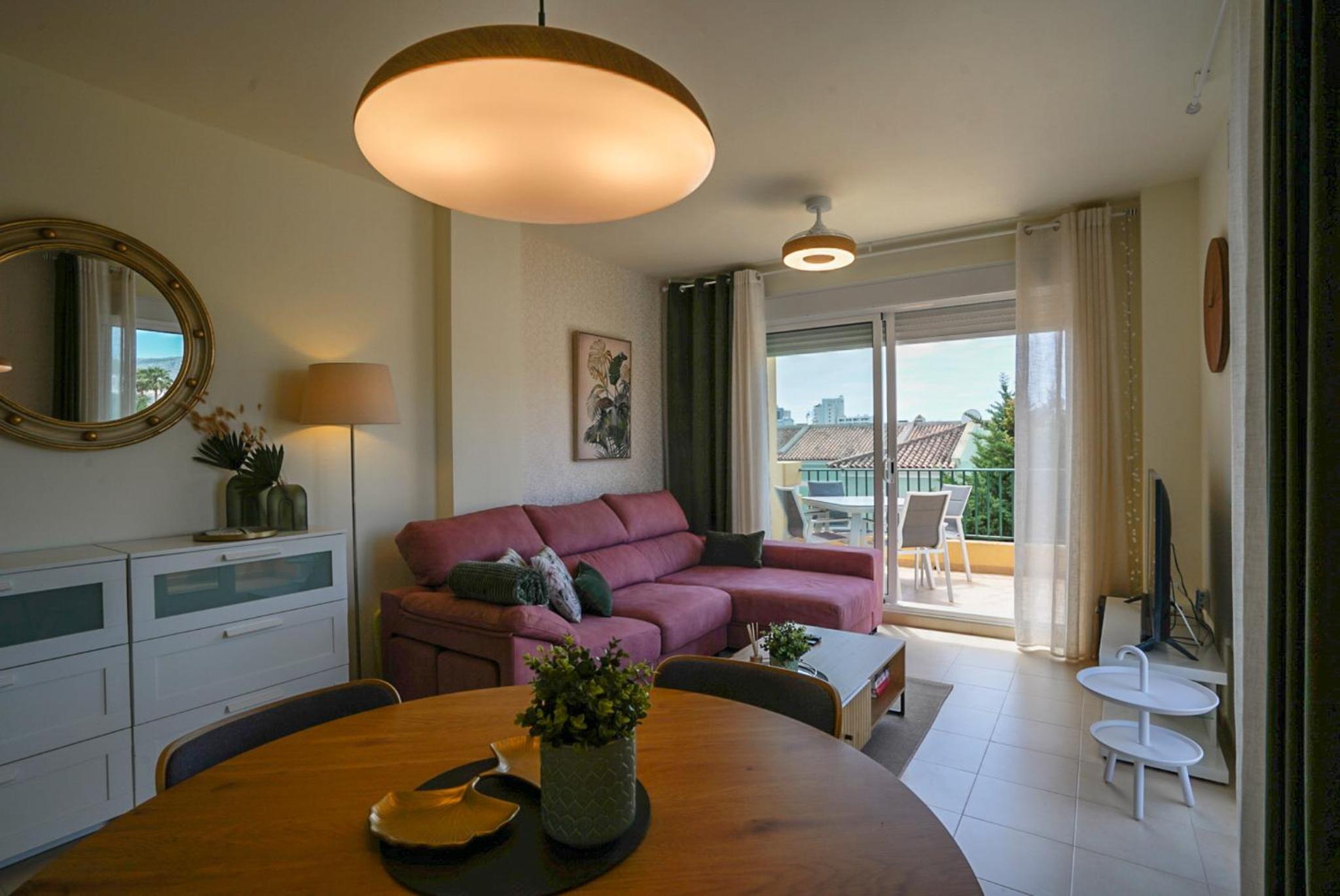 Apto con terraza y BBQ privadas Residencial Estrella de Calpe
