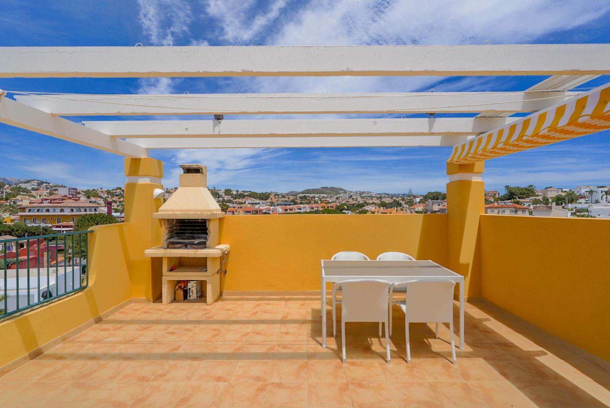Apto con terraza y BBQ privadas Residencial Estrella de Calpe