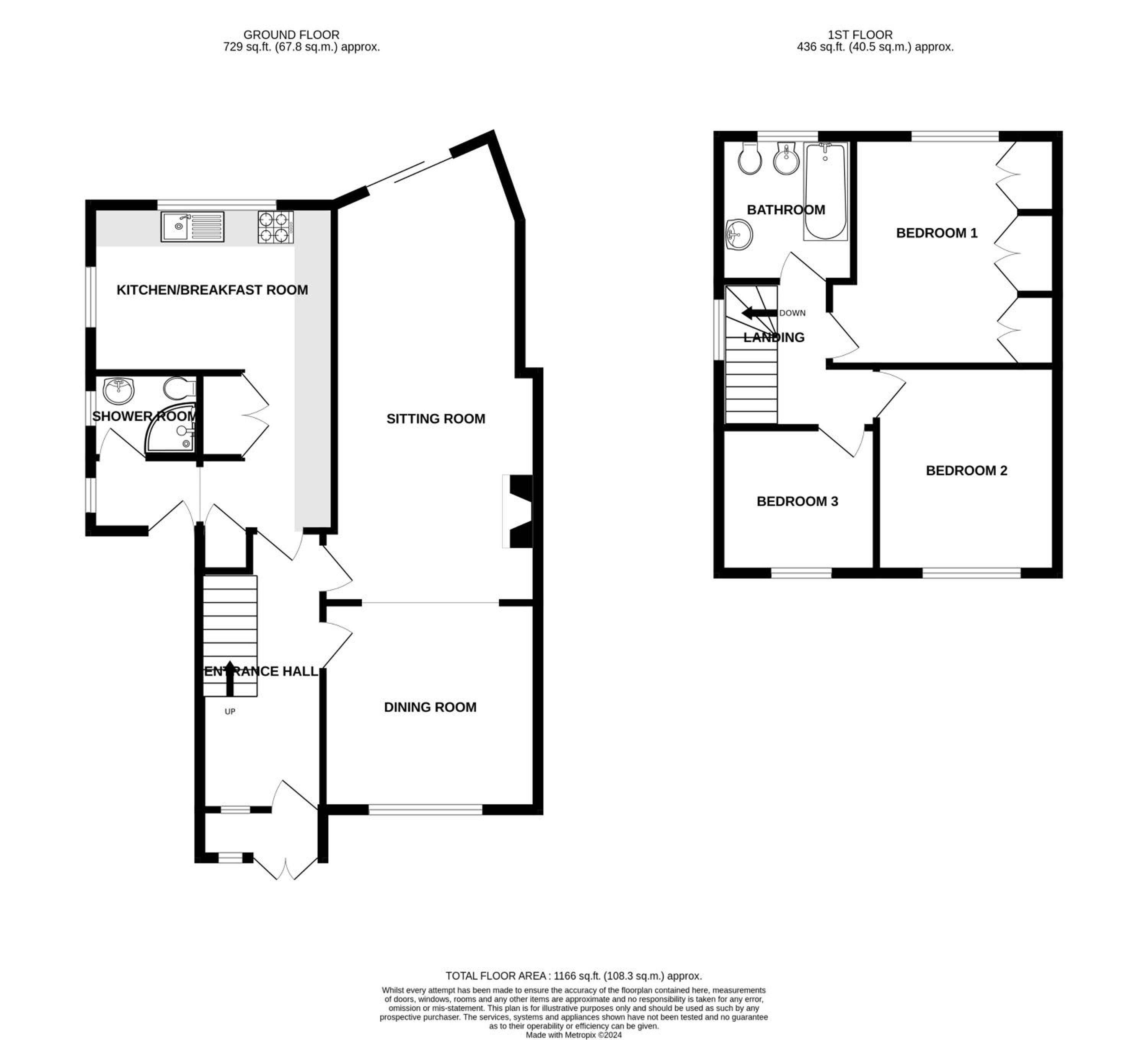 Kidlington 3 BR House with parking & large garden view 4