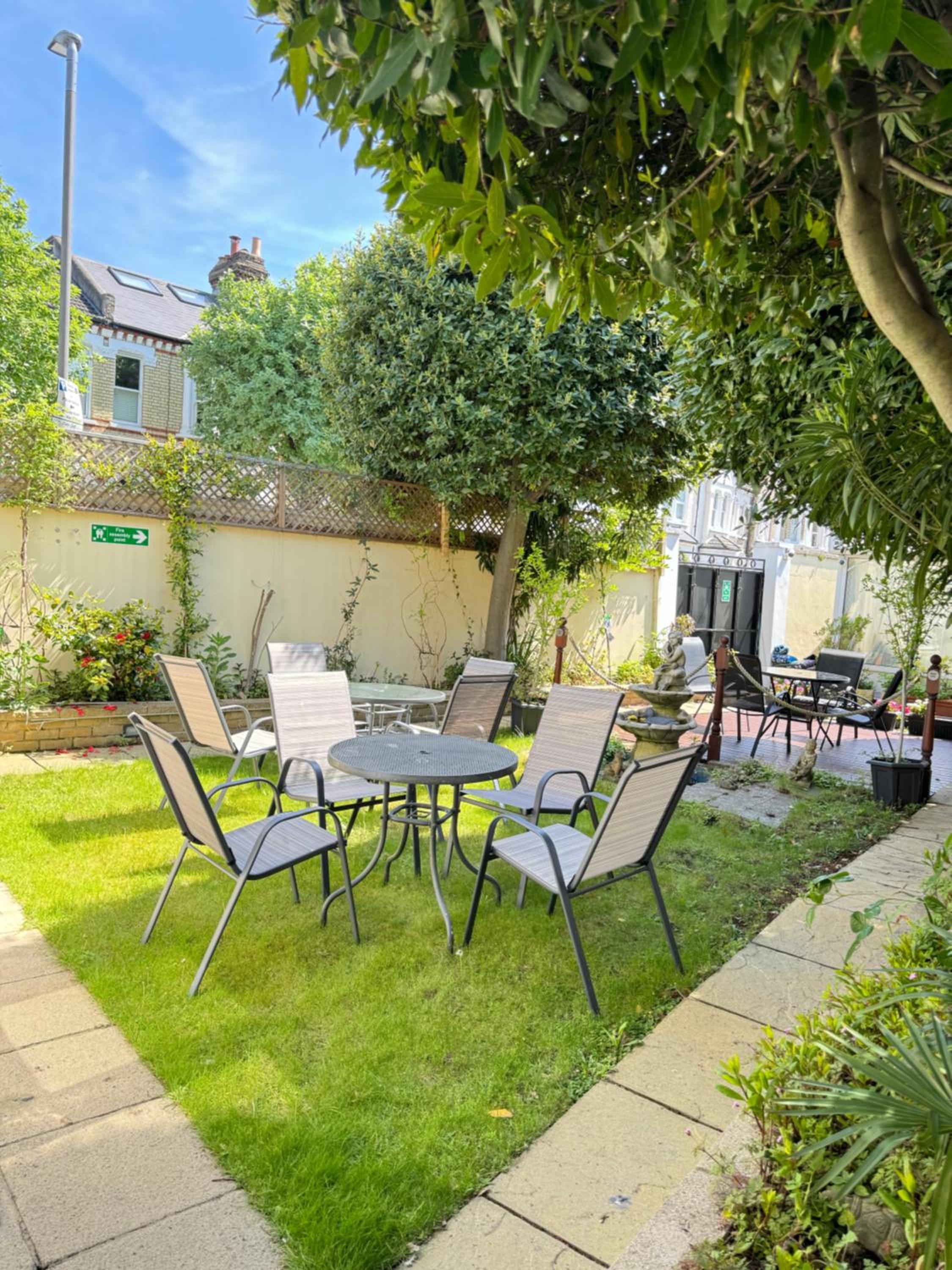 outdoor bbq area