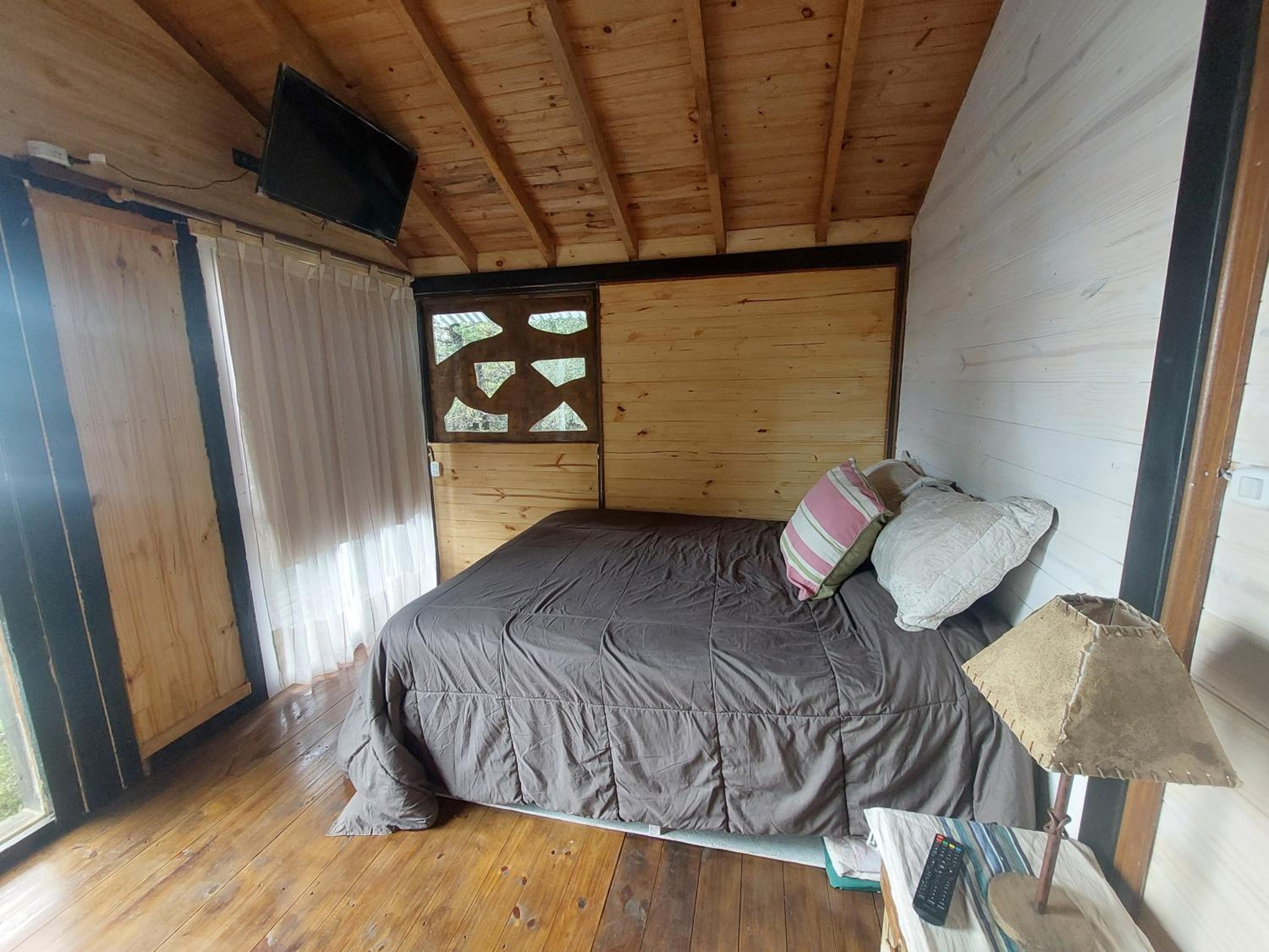Casita moderna en el bosque