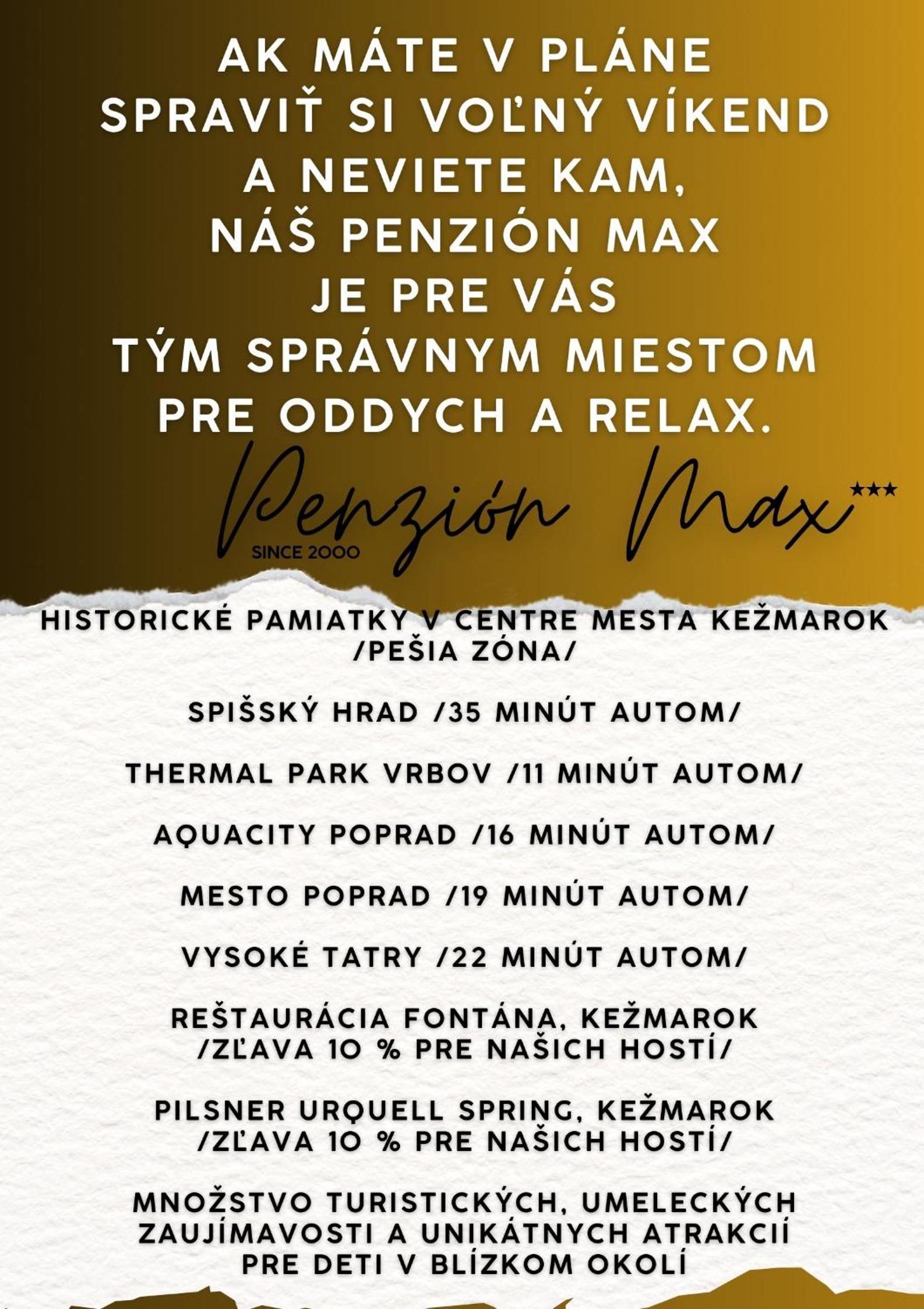 Penzión Max Kežmarok