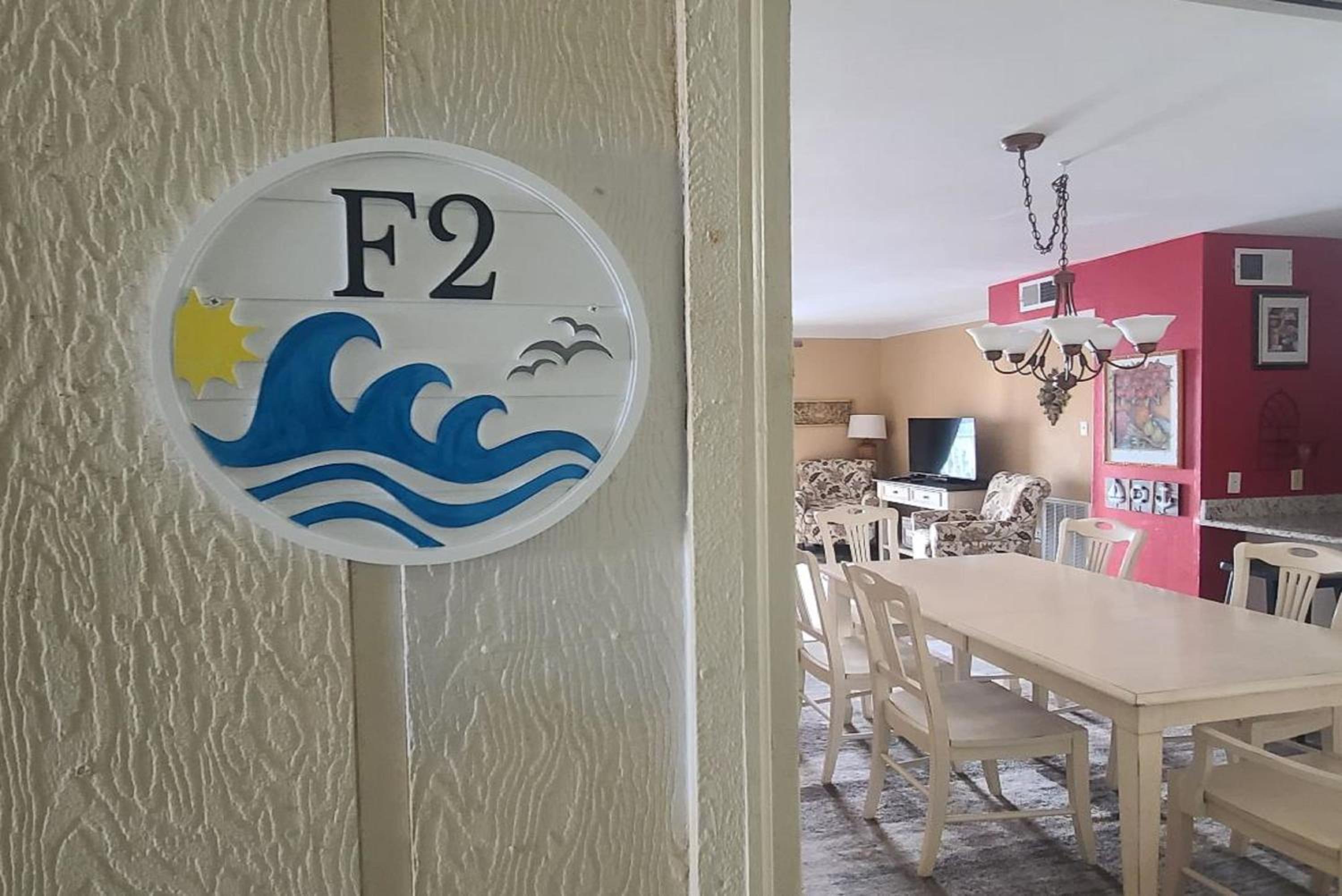 The Beach is Only Steps Away (F2) BEACHFRONT - Sleeps 8 view 2