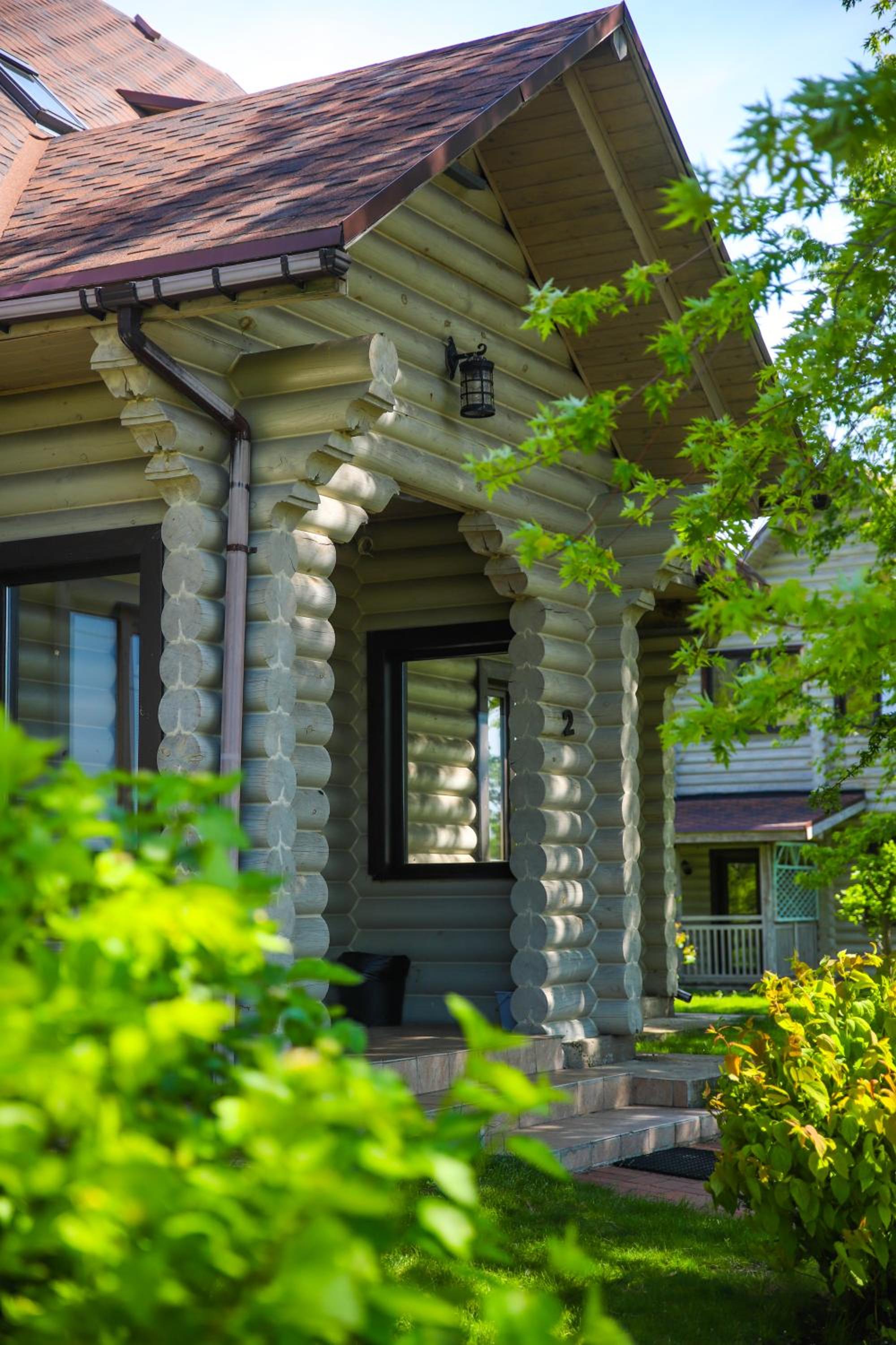 Pastoral wooden hauses