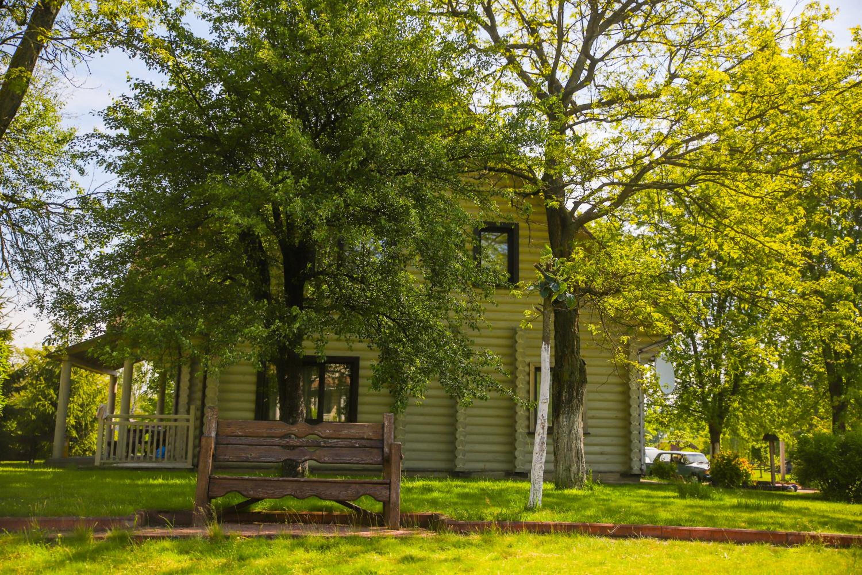 Pastoral wooden hauses