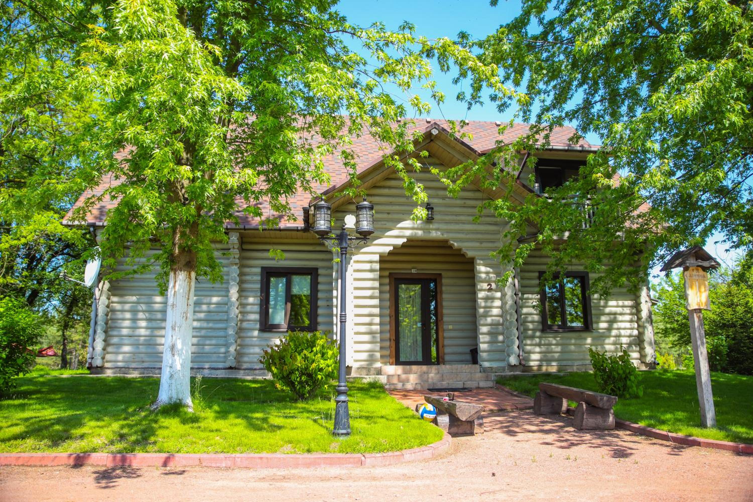 Pastoral wooden hauses